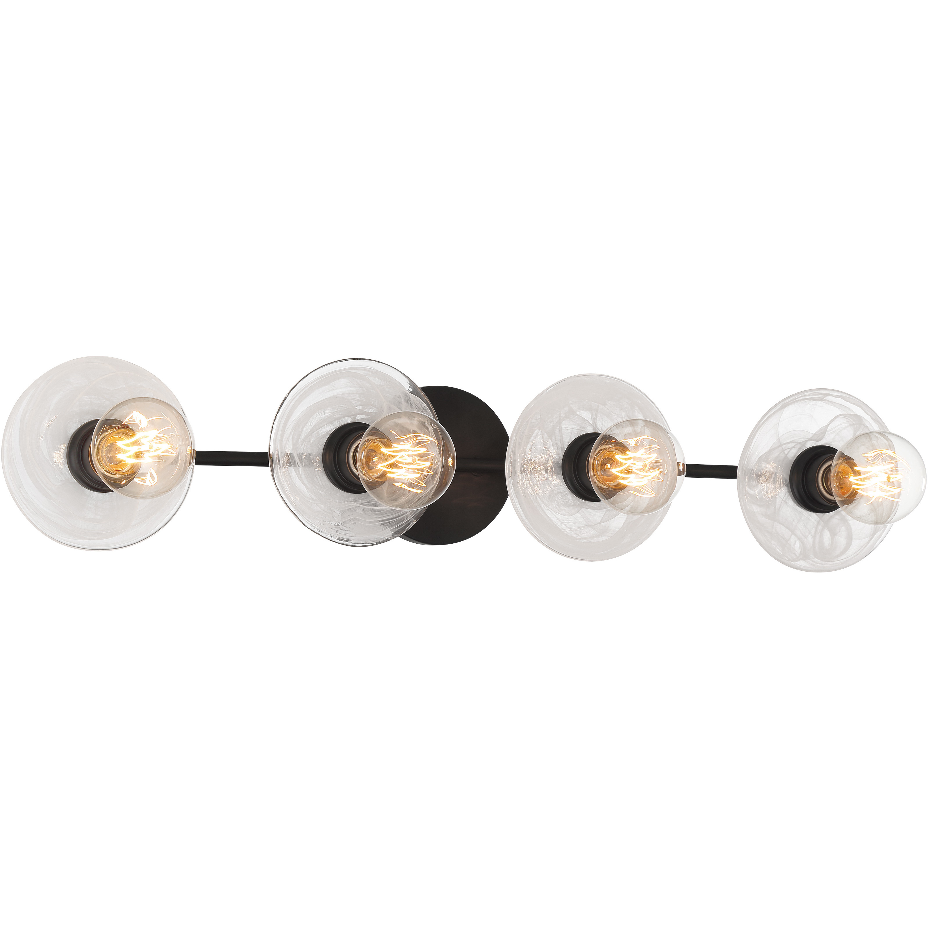 Vapors 4 Light 31.75 inch Coal Bath Light Wall Light