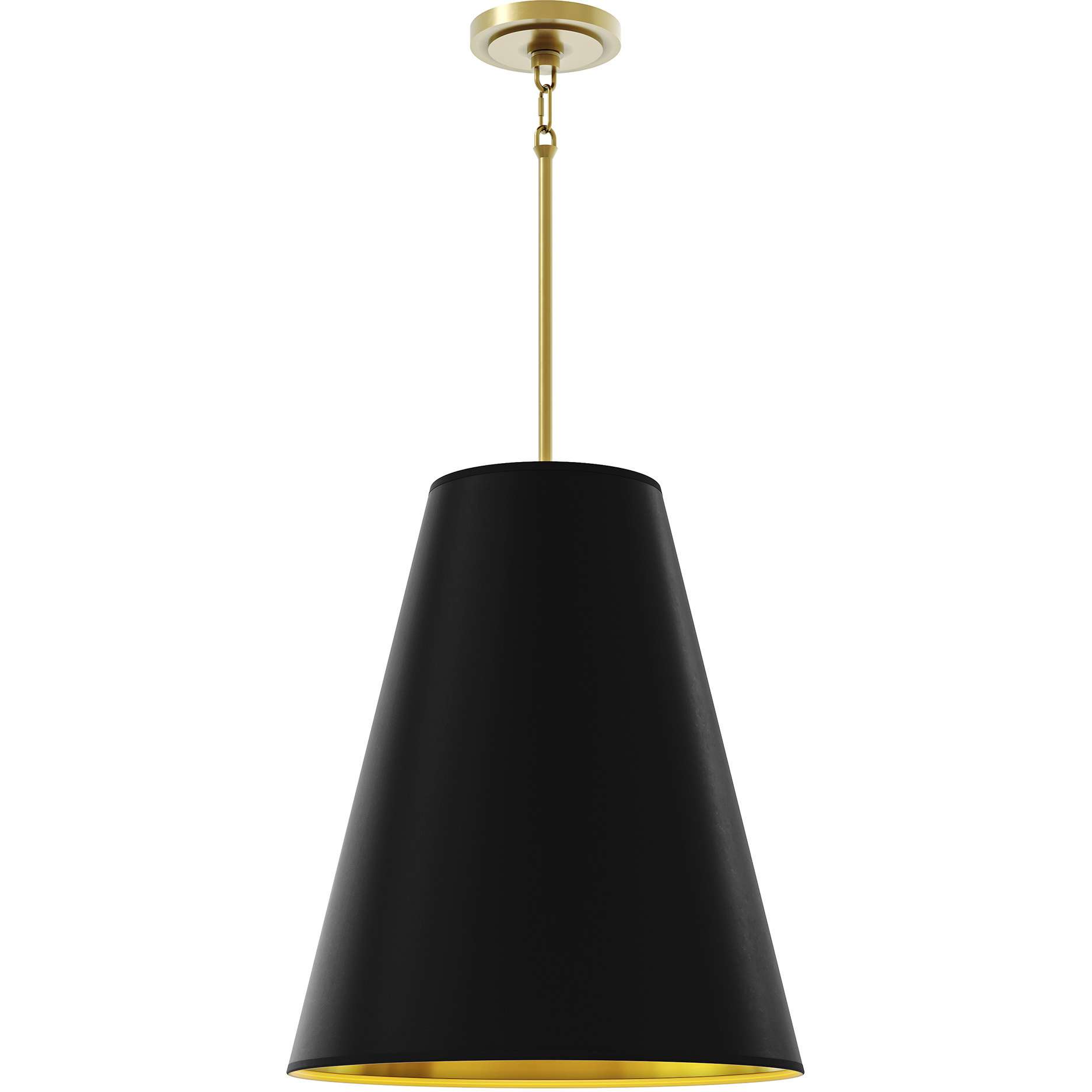 Chrissy 4 Light 18 inch Modern Brass Island Pendant Ceiling Light in Matte Obsidian With Matte Gold