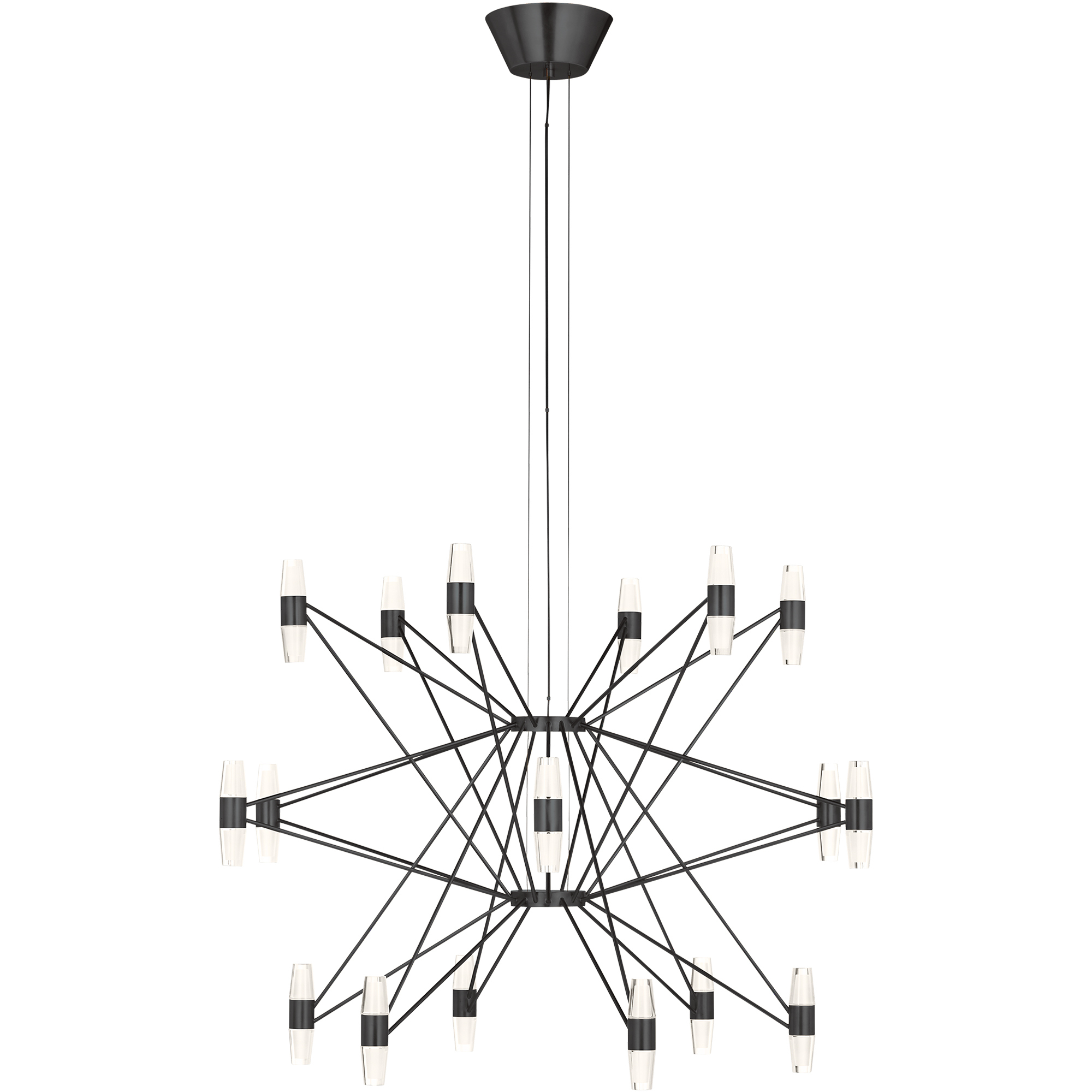 Sean Lavin Lassell 36 Light 38.3 inch Bronze Chandelier Ceiling Light