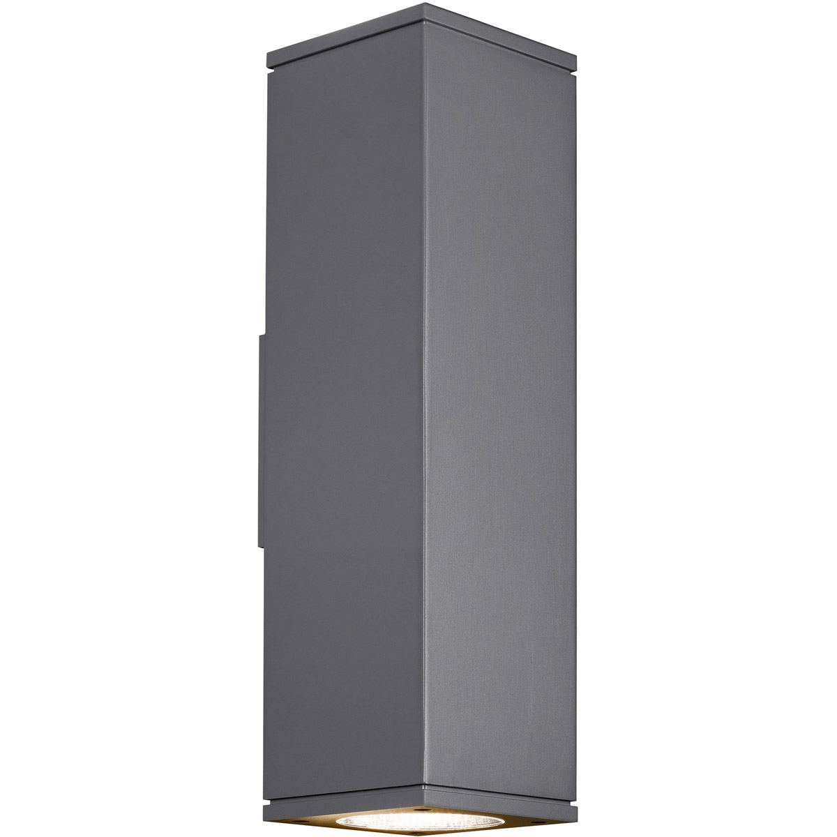 Sean Lavin Tegel LED 18 inch Charcoal Outdoor Wall Light in Surge Protection, Uplight/Downlight, LED 80 CRI 2700K, 10 Degree/36 Degree, Integrated LED