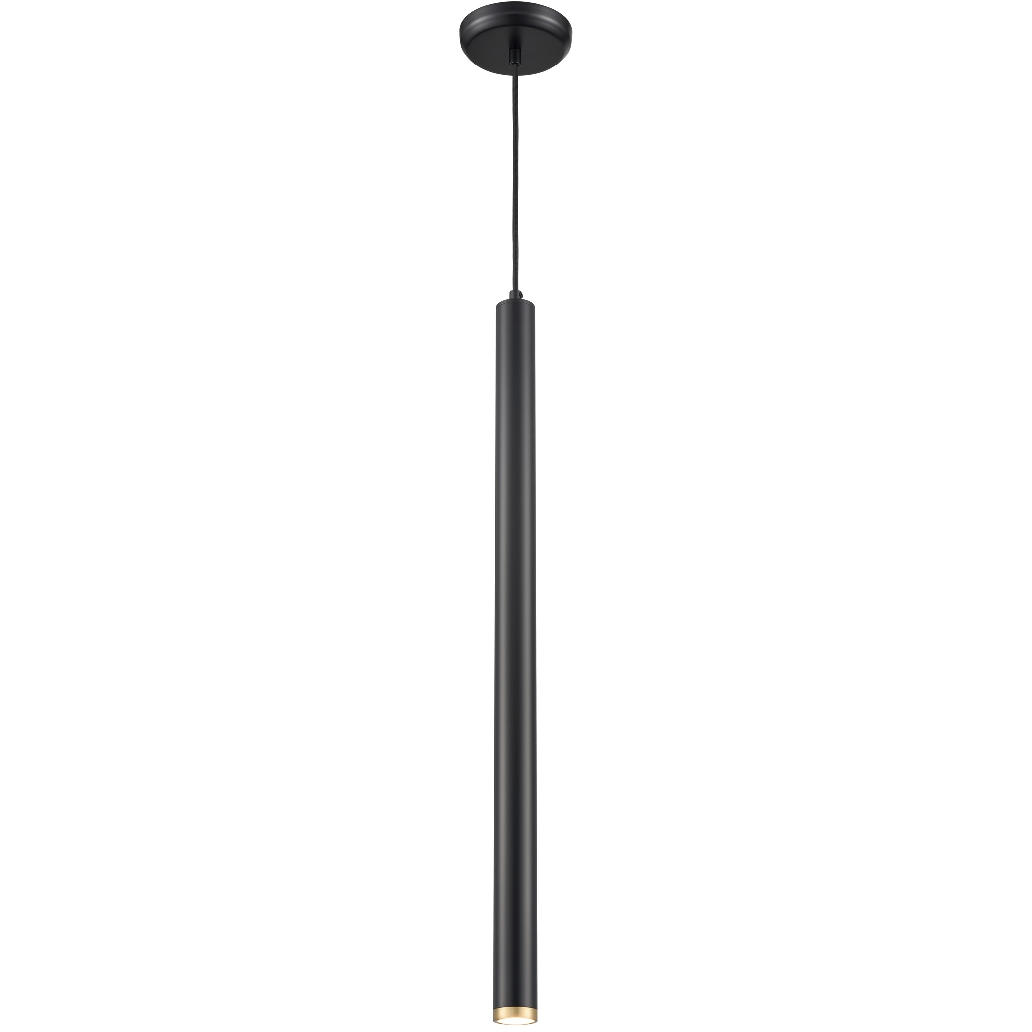 Baffin 1 Light 1.5 inch Multiple Finishes and Ebony Pendant Ceiling Light
