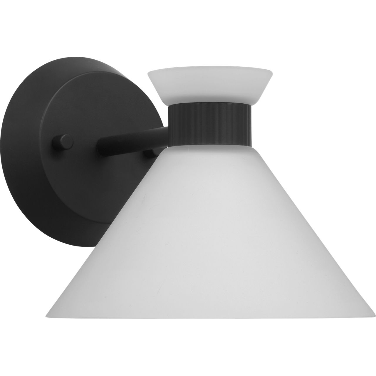 Drew & Jonathan Belcarra 1 Light 7.5 inch Midnight Black Sconce Wall Light