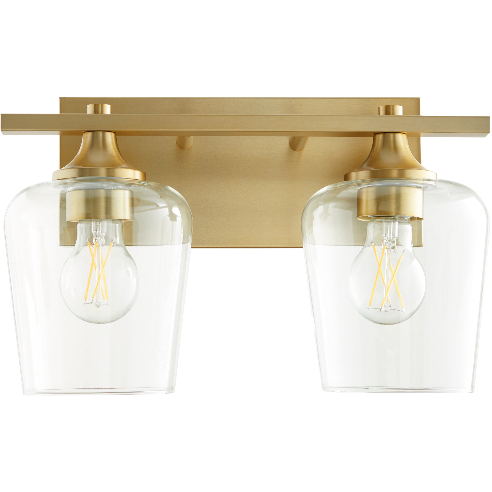 Veno 2 Light 14.25 inch Aged Brass Vanity Light Wall Light