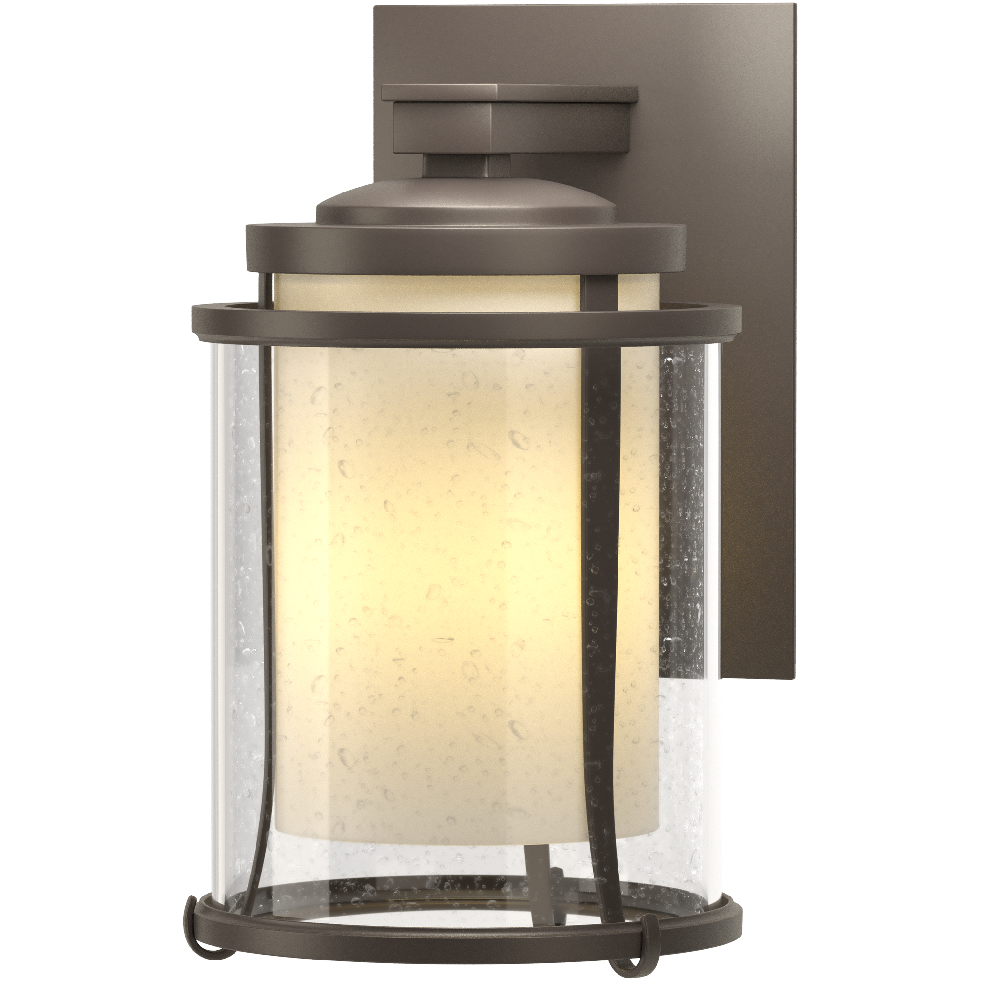 Meridian 1 Light 10.3 inch Coastal Dark Smoke Outdoor Sconce, Small