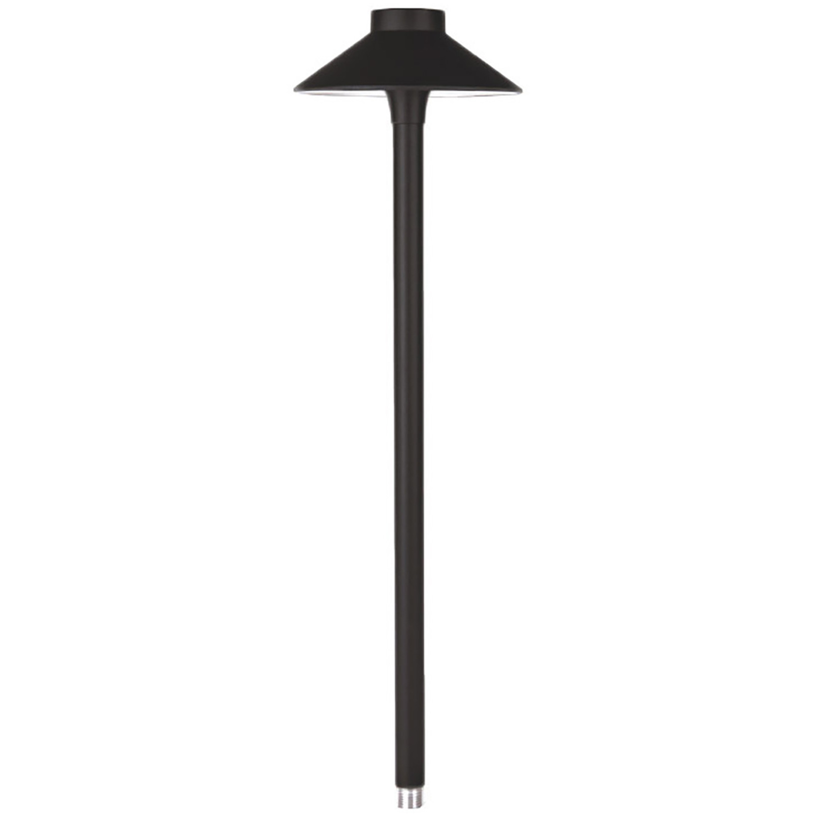 Tiki 12 6.5 watt Black Path and Area Light in 3000K Warm White LED, WAC Landscape