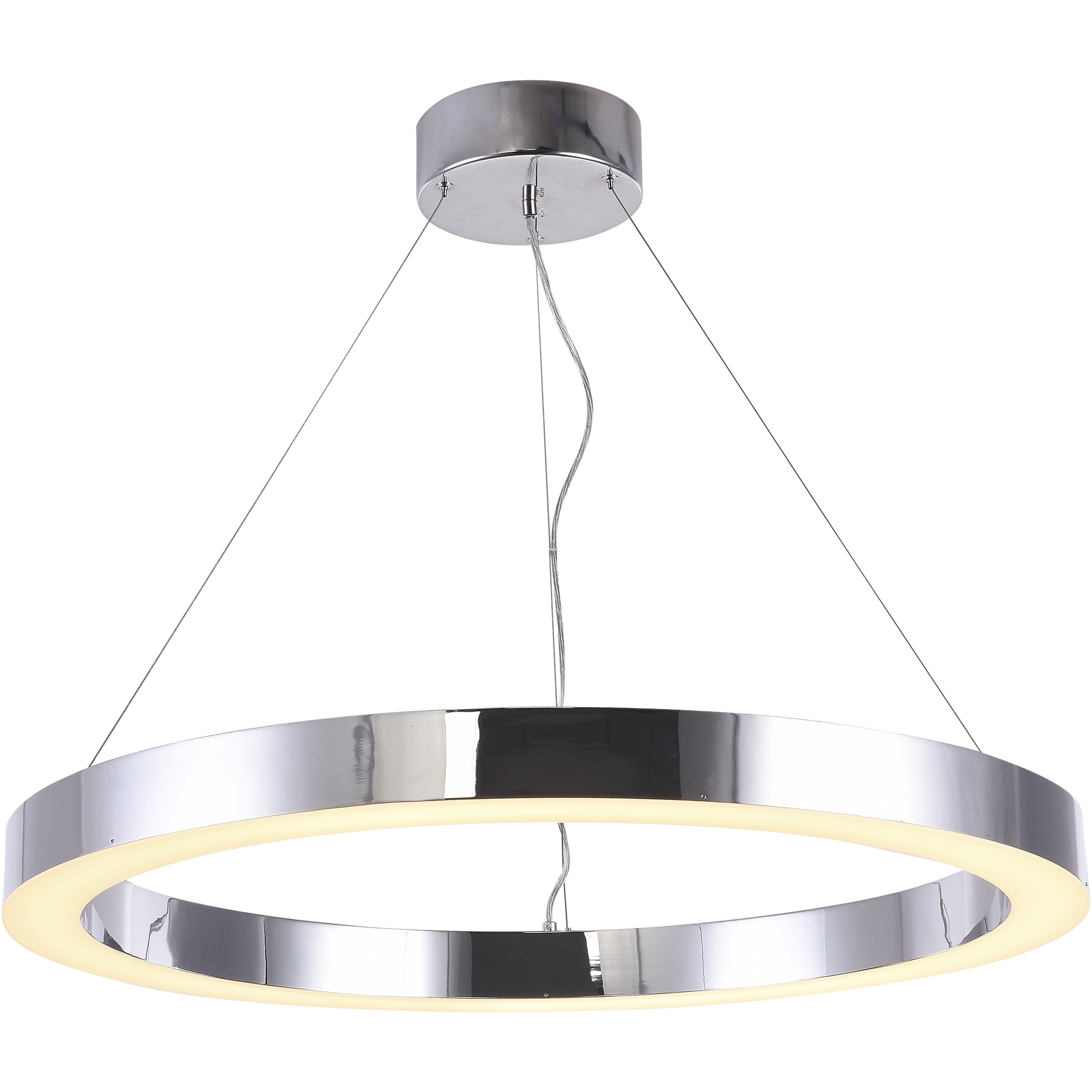 Canada LED 33.4 inch Chrome Chandelier Ceiling Light
