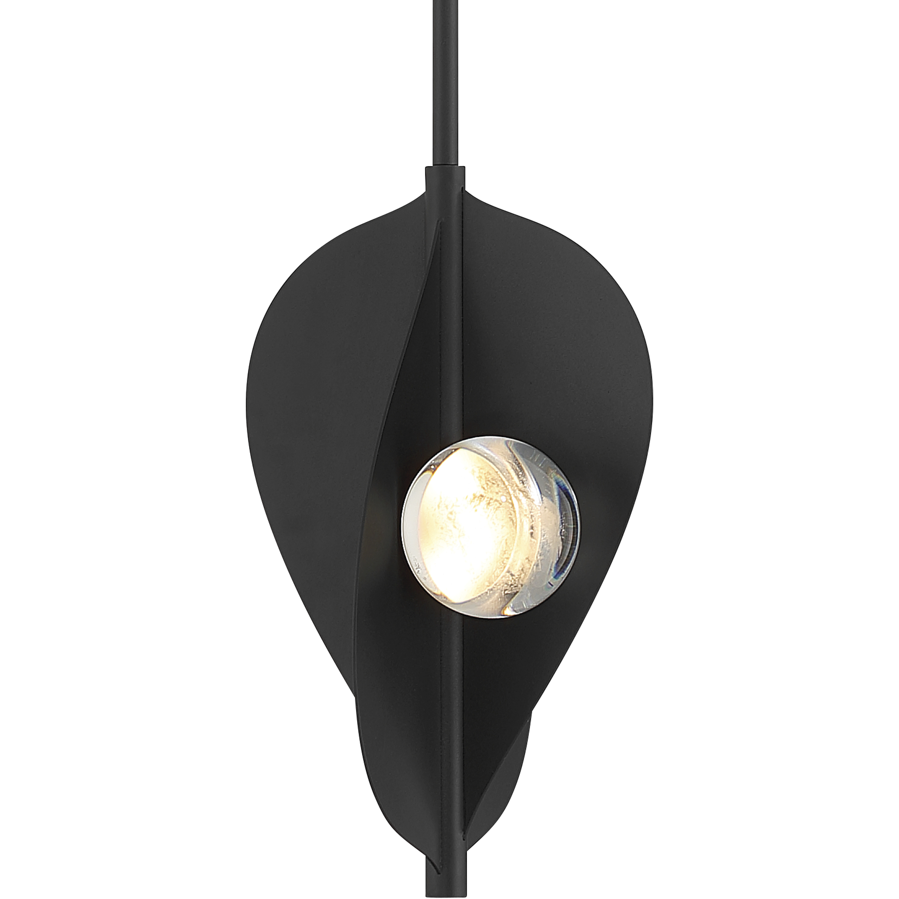 Pod LED 8.25 inch Sand Coal Black Pendant Ceiling Light