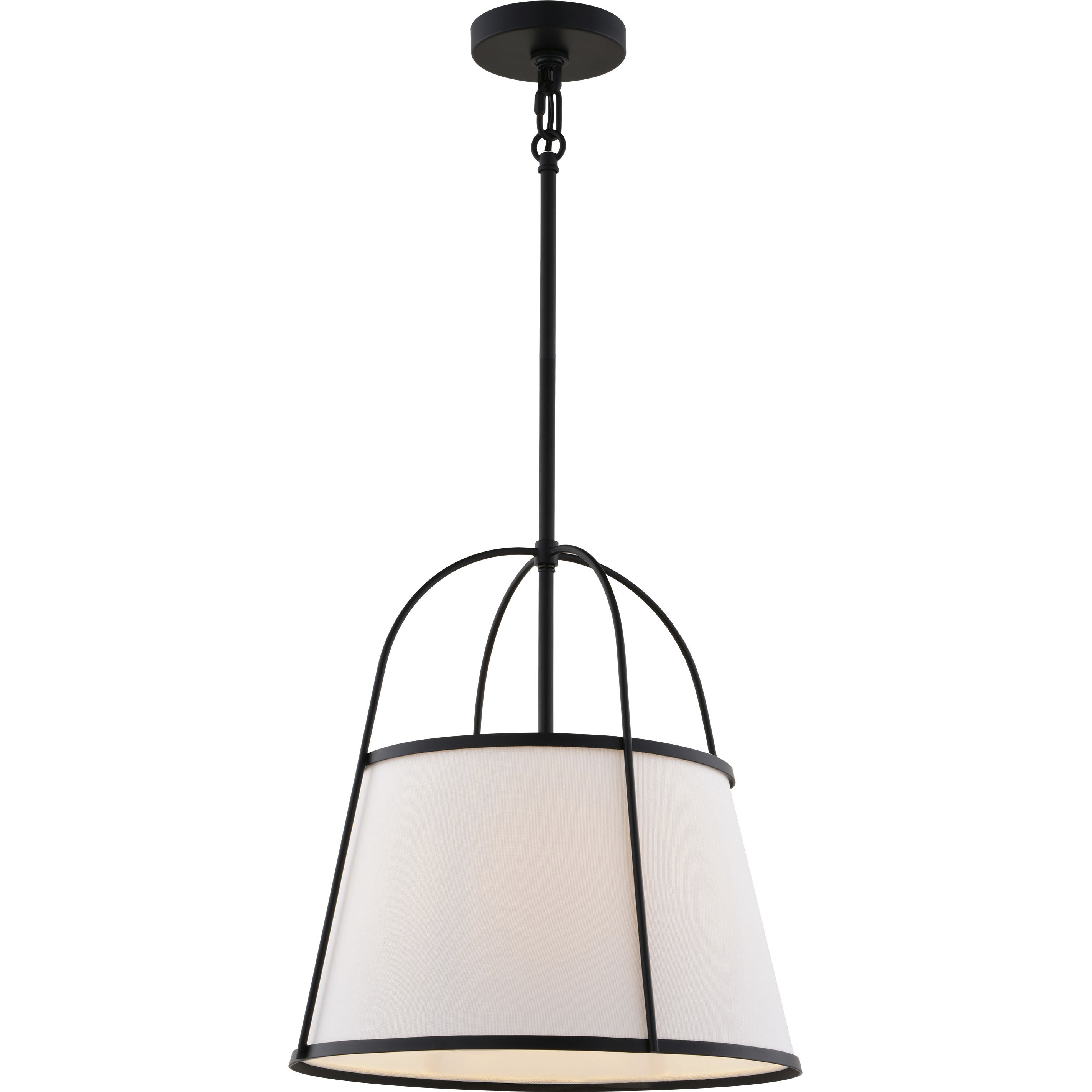 Marion 1 Light 15 inch Matte Black Pendant Ceiling Light