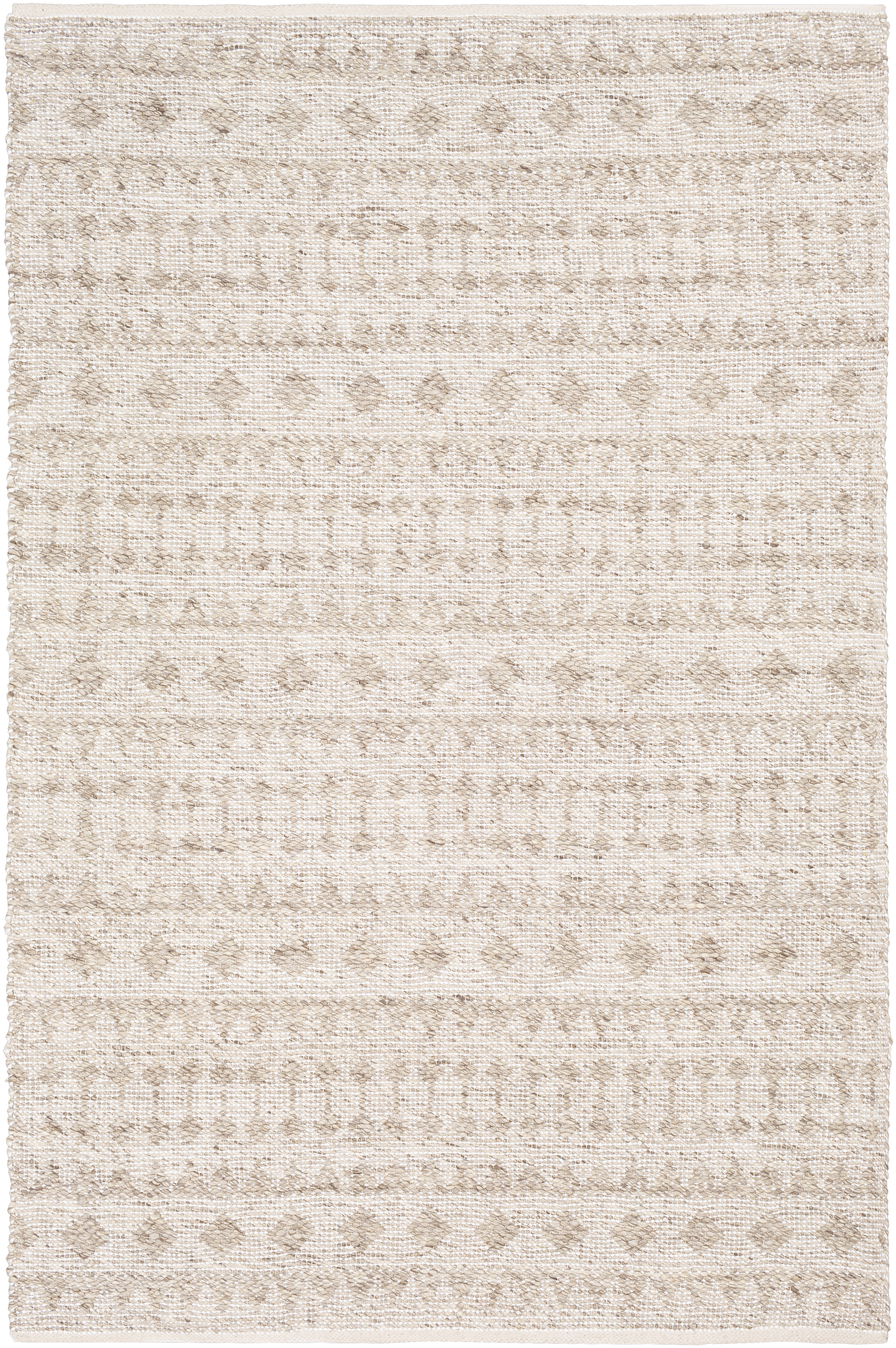 Ingrid 90 X 60 inch Metallic Silver Rug in 5 x 8, Rectangle