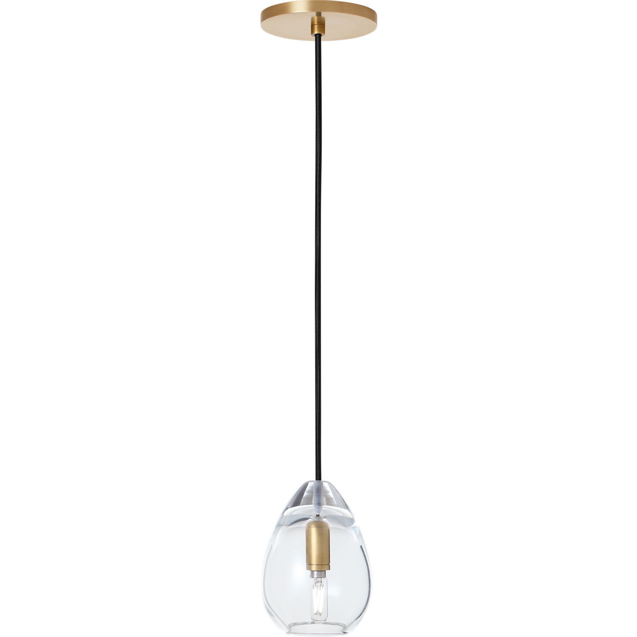 Sean Lavin Alina LED 6.8 inch Natural Brass Line-Voltage Pendant Ceiling Light