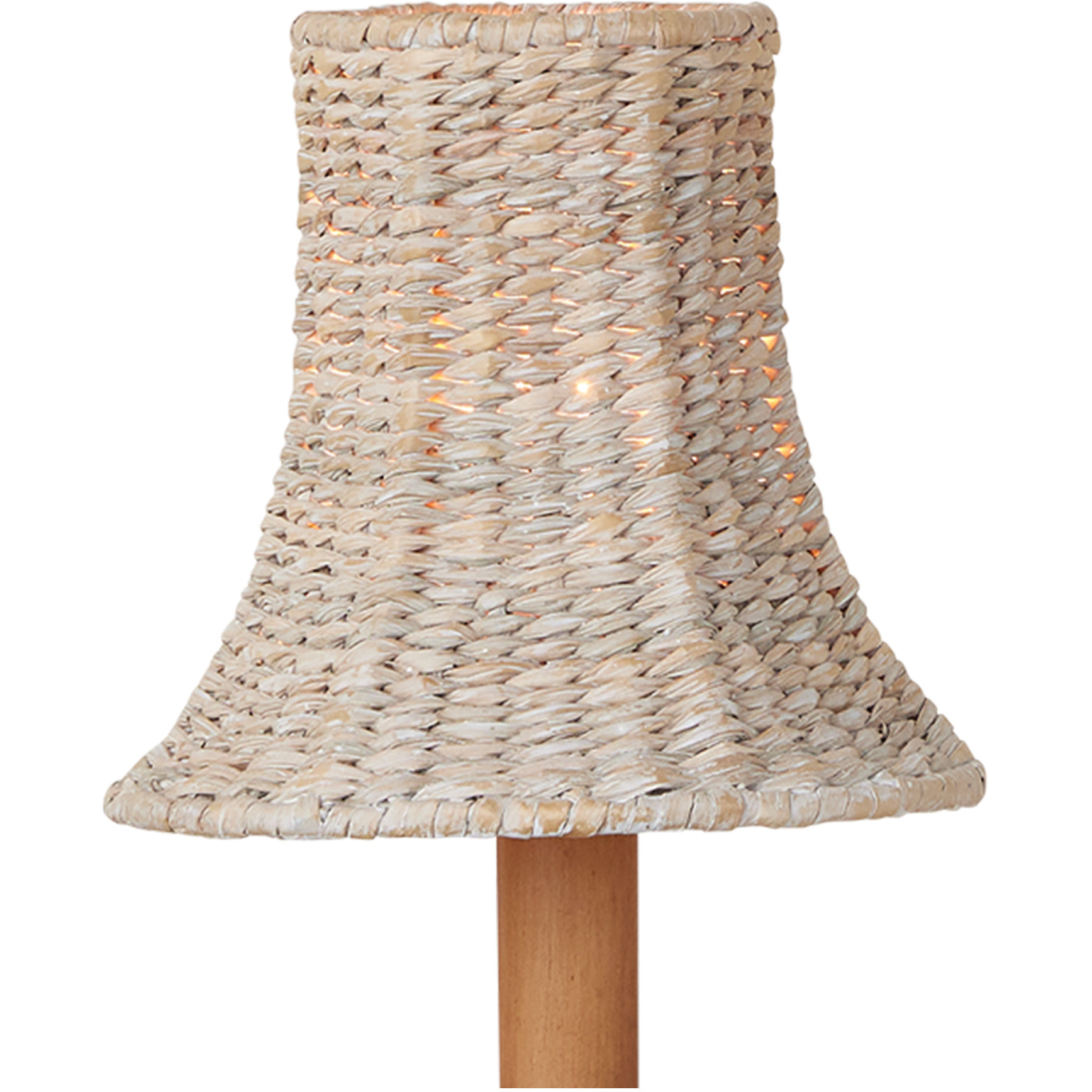 Bell Whitewash 5.5 inch Chandelier Shade, Suzanne Duin Collection