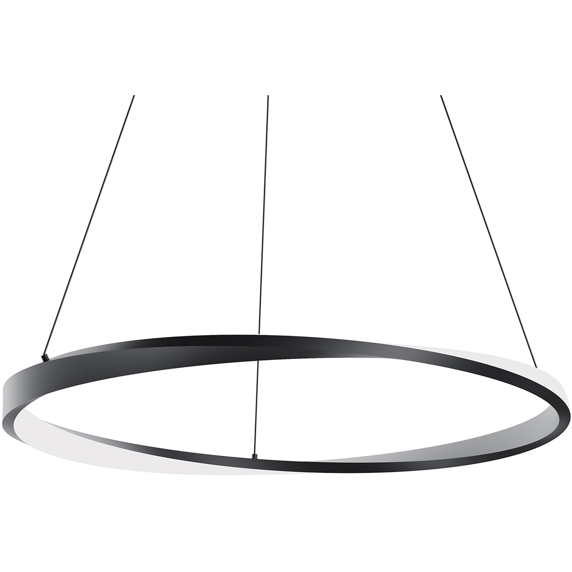 Oberon LED 1.4 inch Black Pendant Ceiling Light