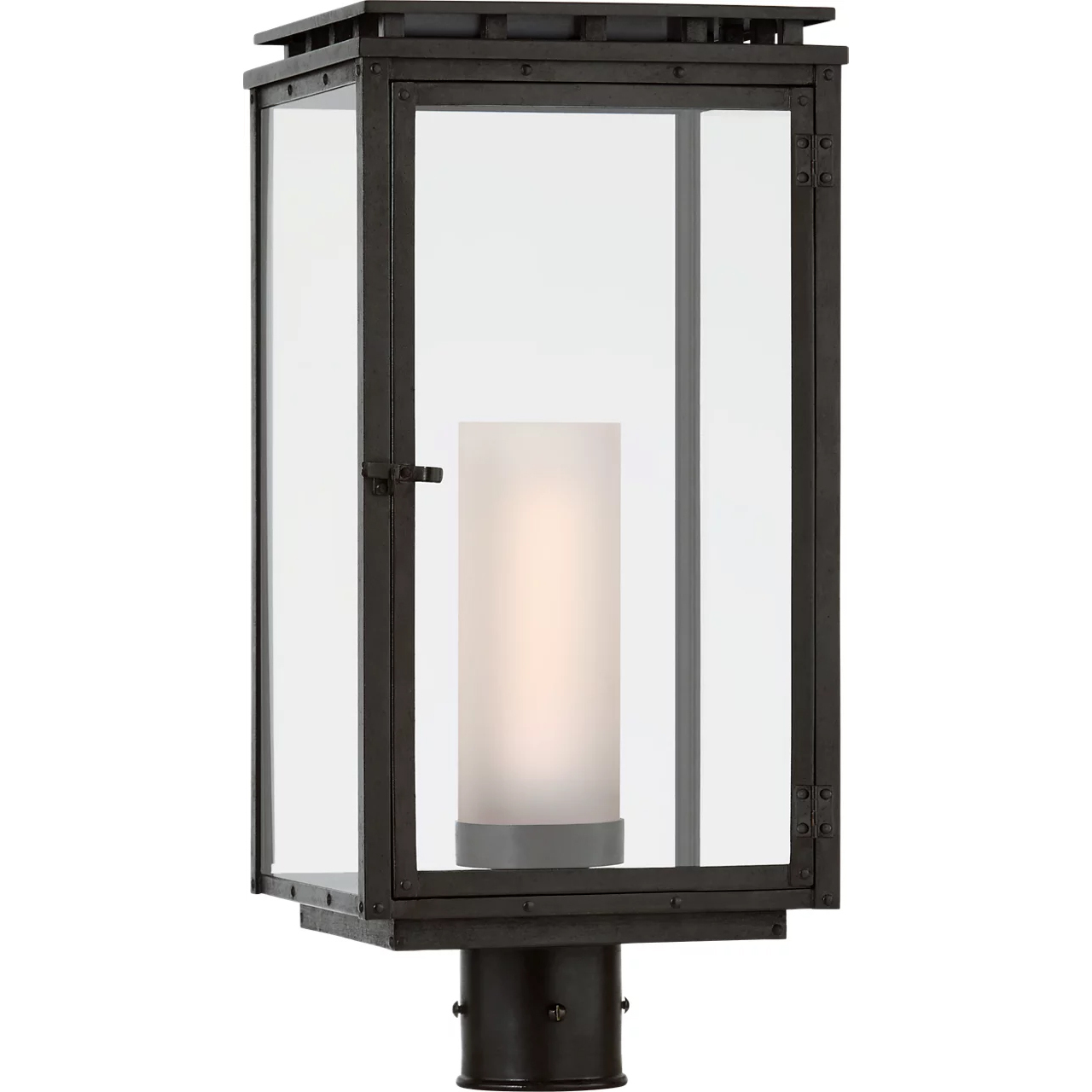 Chapman & Myers Cheshire 1 Light 20.75 inch Aged Iron Outdoor Post Light