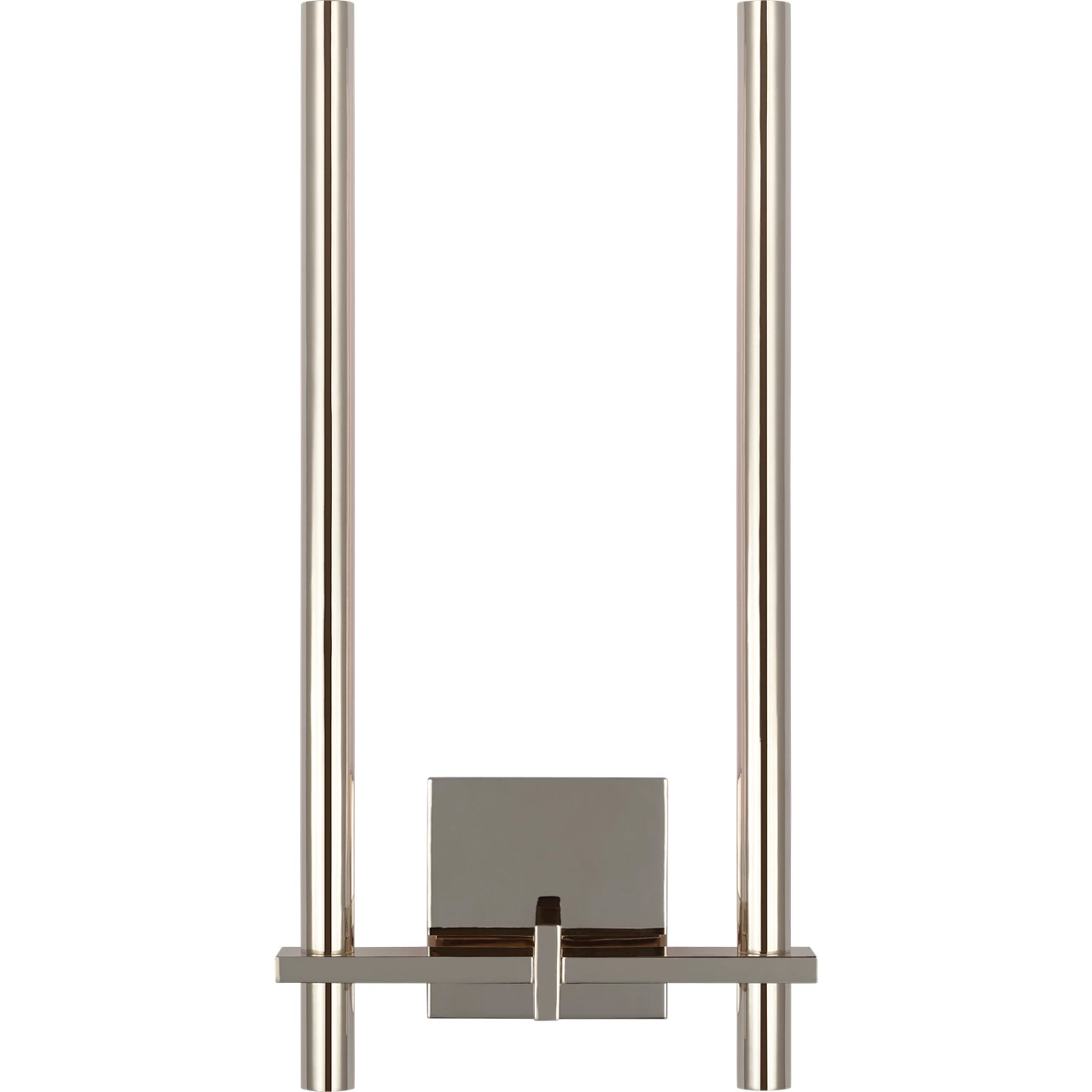 Kelly Wearstler Axis LED 9.75 inch Polished Nickel Two Arm Sconce Wall Light, Medium