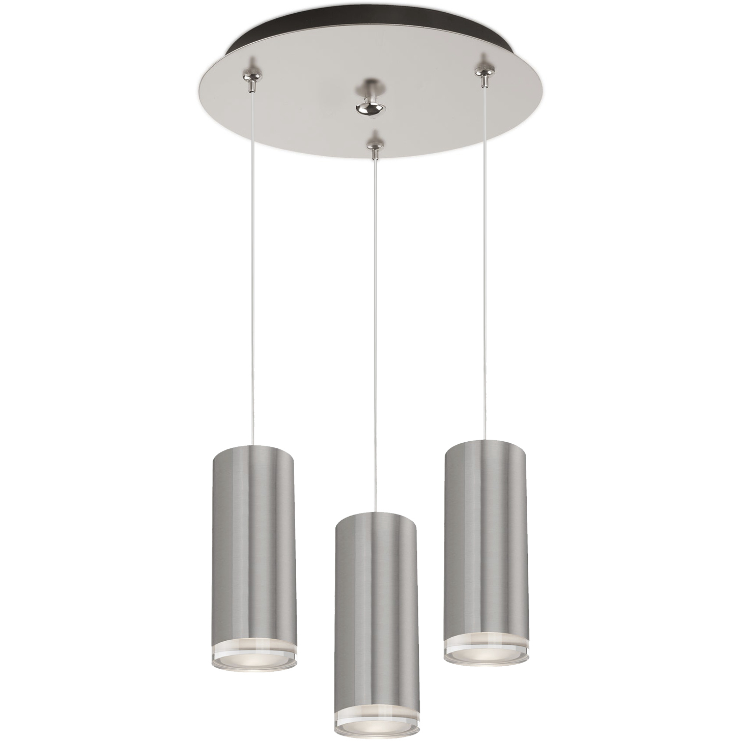 Cameo LED 11 inch Brushed Nickel Multi Pendant Ceiling Light