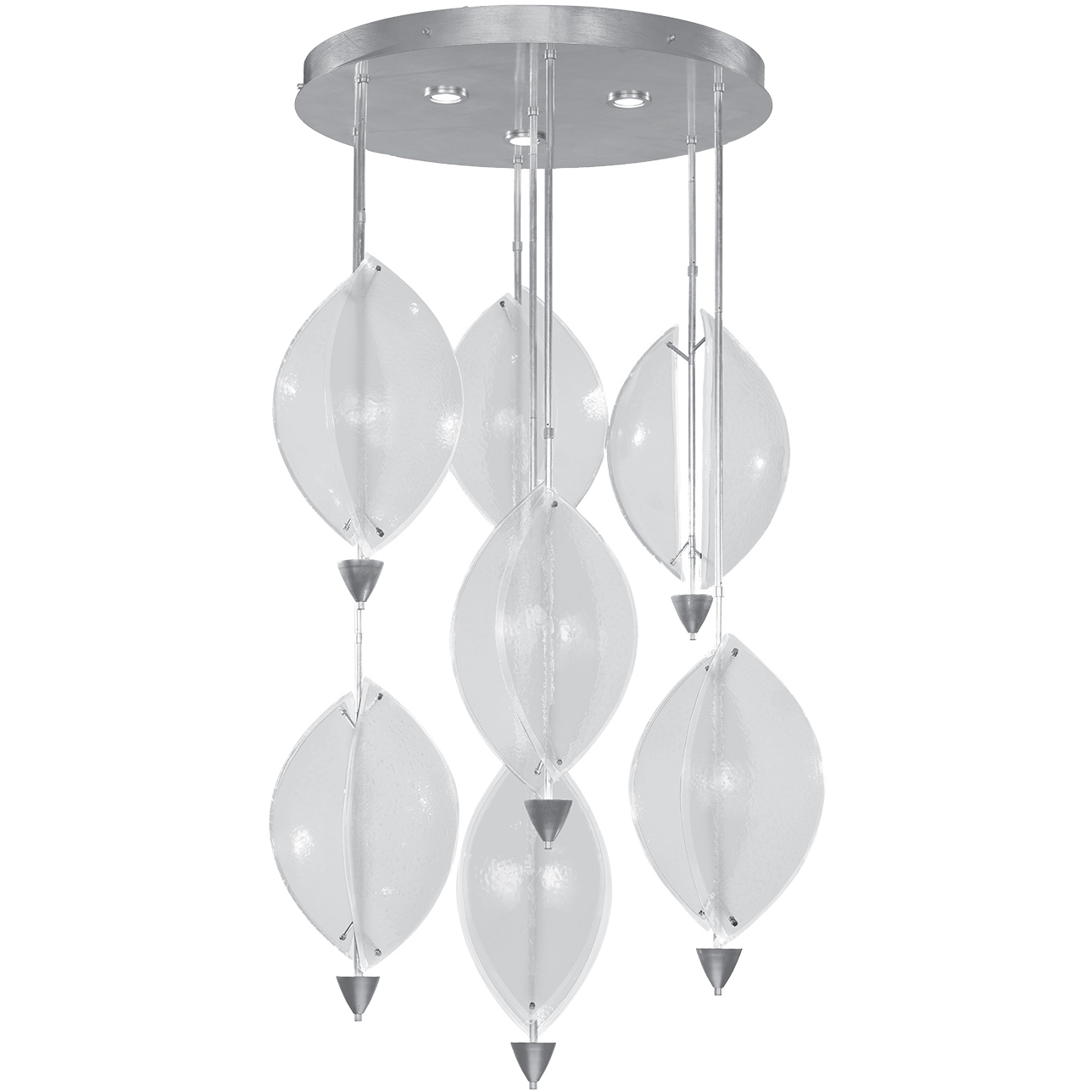 Embark 10 Light 40 inch Silver Pendant Ceiling Light