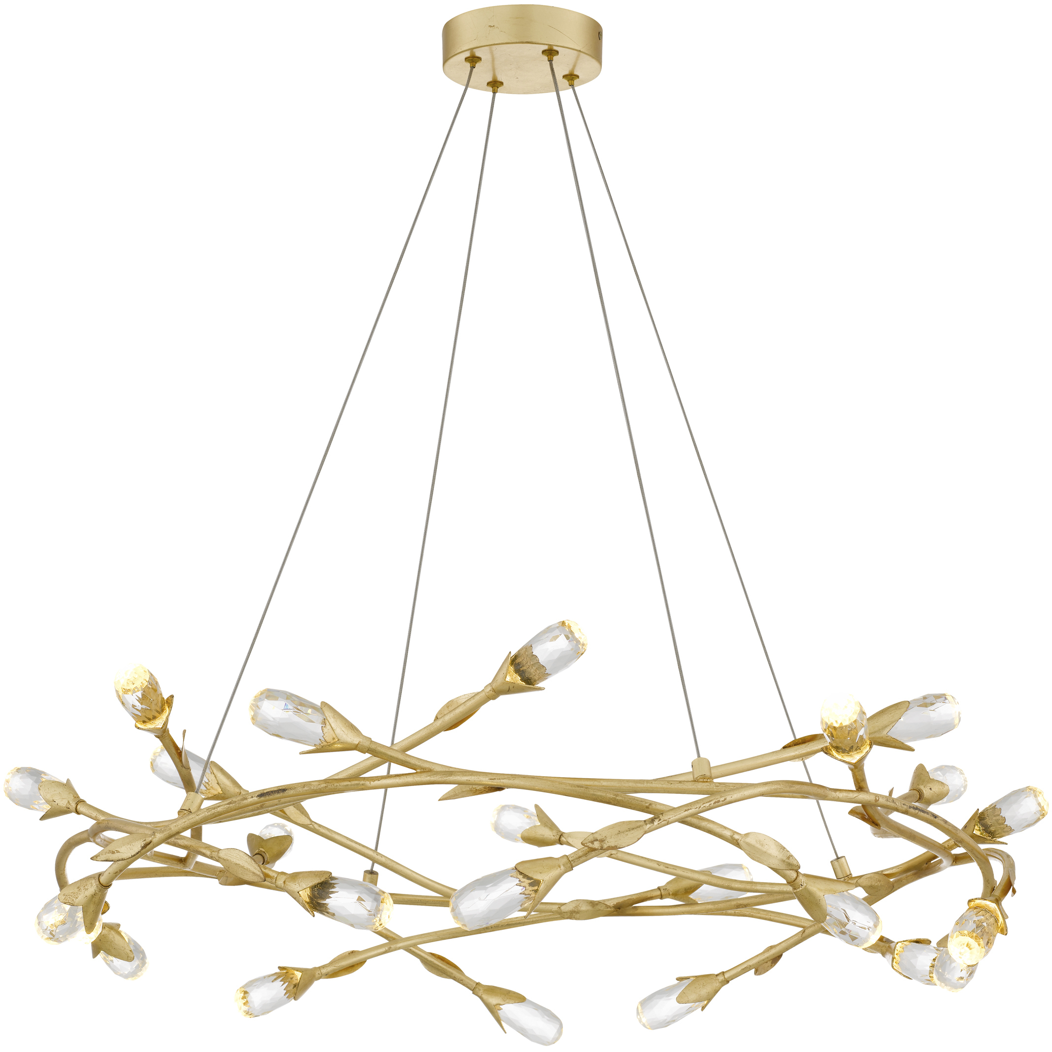 Quoizel Cora Pendant Ceiling Light in Gold Leaf PCCOR2832GFL - Open Box