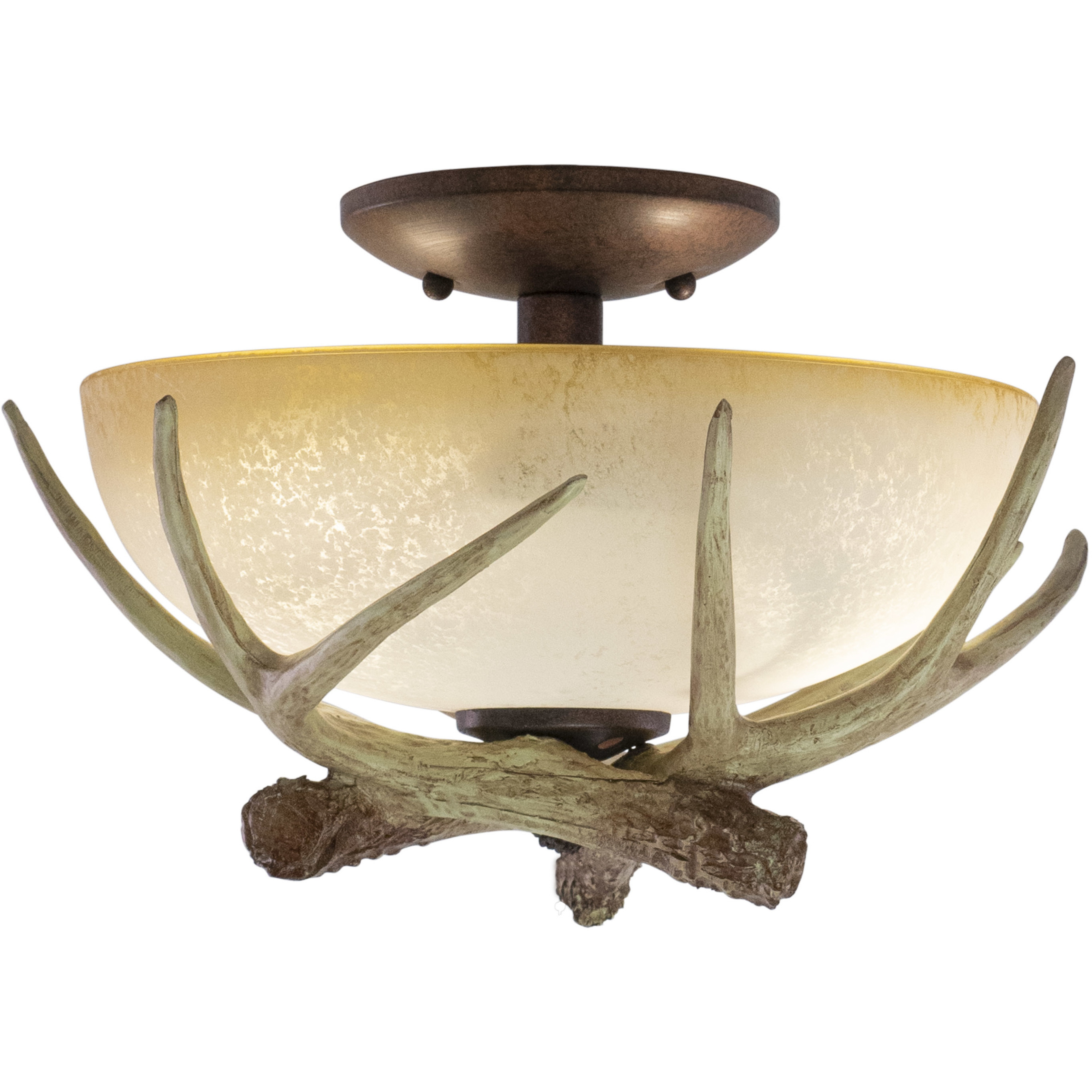 Lodge LED Weathered Patina Convertible Light Kit