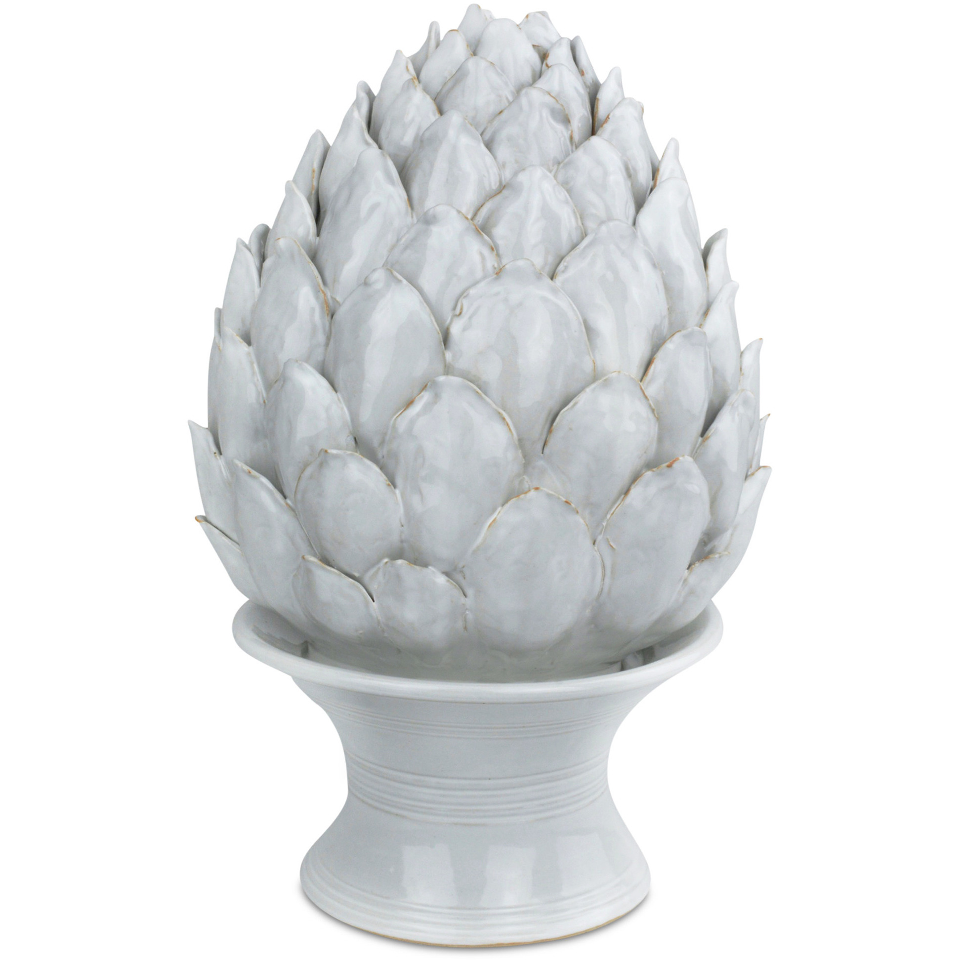 Ivory Artichoke 15.75 X 10 inch Sculpture