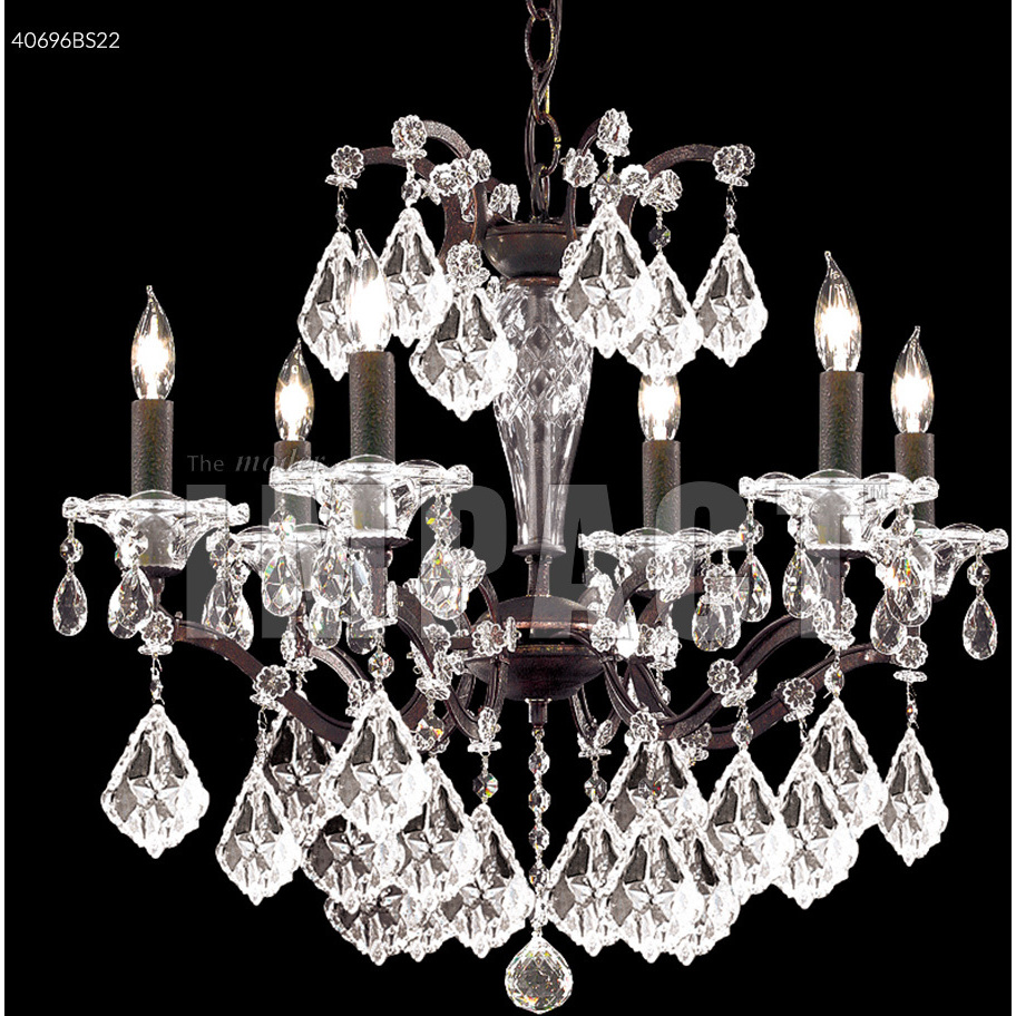 Cosenza 6 Light 23 inch Burnt Sienna Chandelier Ceiling Light