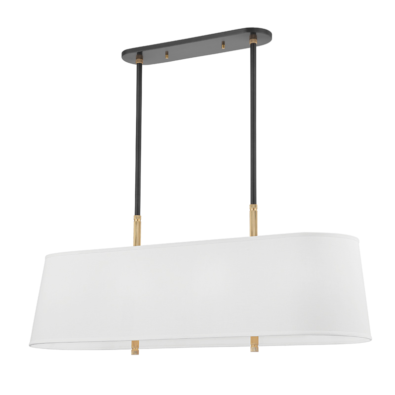 Bowery 8 Light 46.5 inch Aged Old Bronze Island Light Ceiling Light