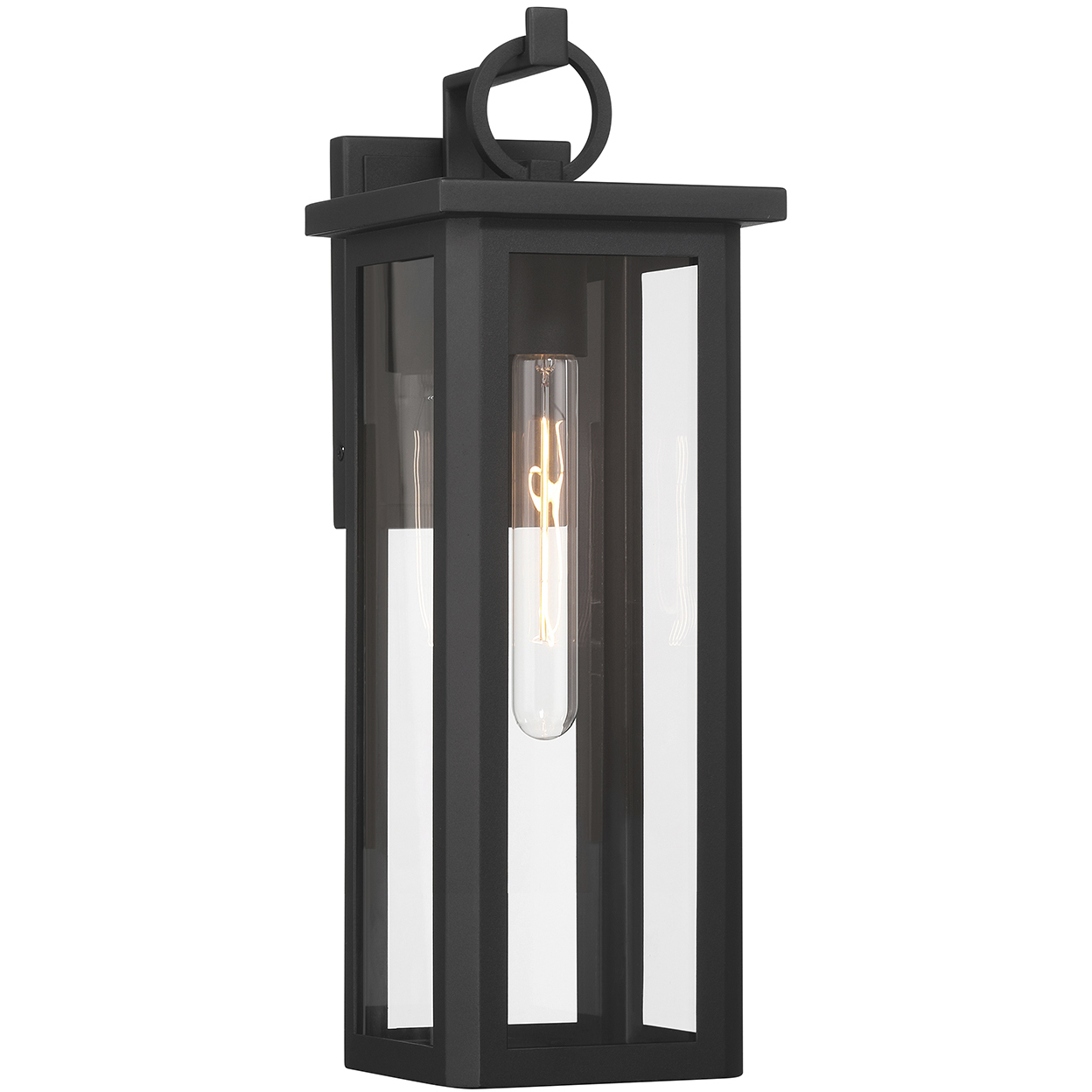 Boadie 1 Light 18.5 inch Matte Black Outdoor Sconce