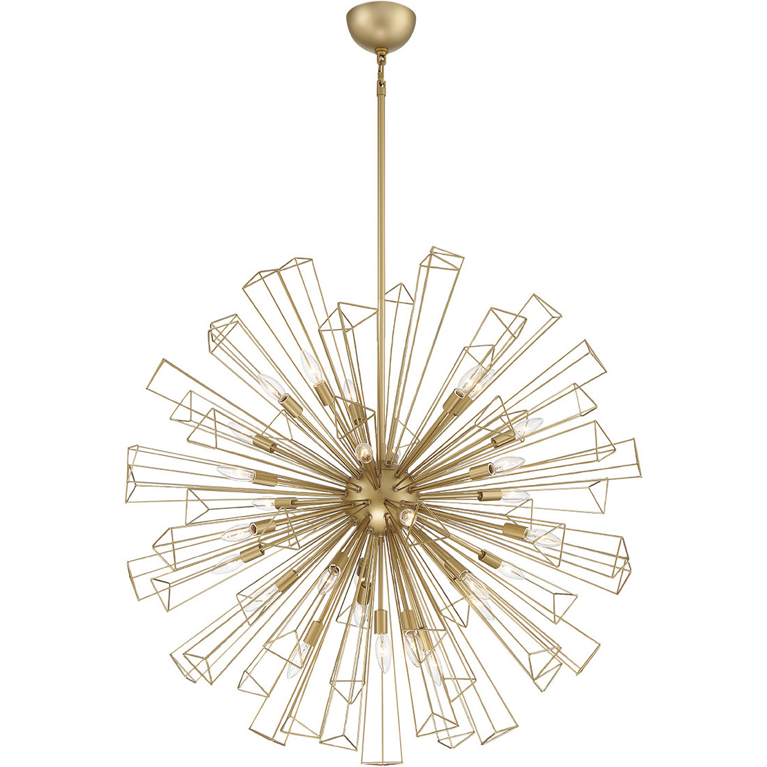 Dendelio 29 Light 40 inch Gold Chandelier Ceiling Light