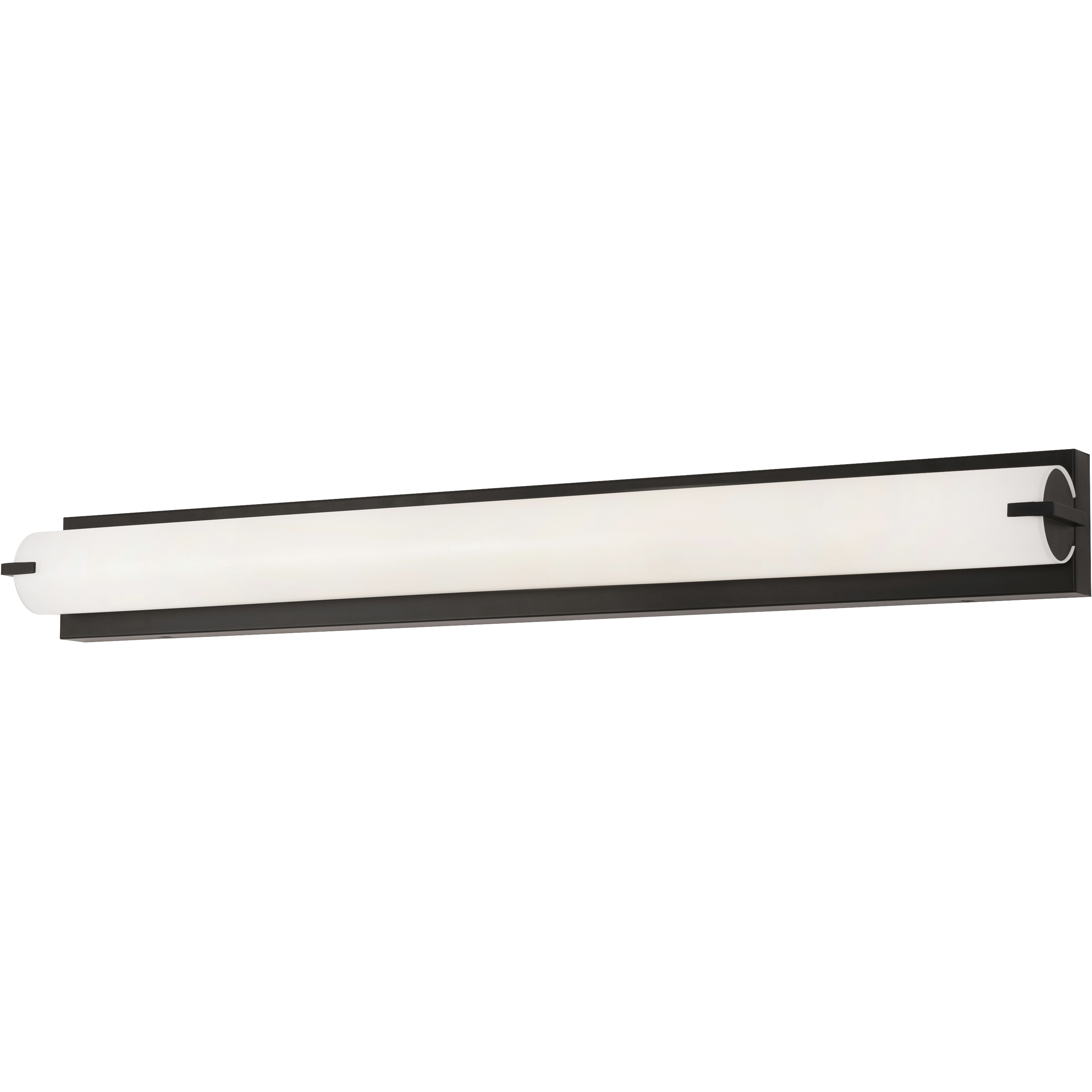 Axel LED 36.75 inch Satin Nickel Bath Vanity Wall Light in Black