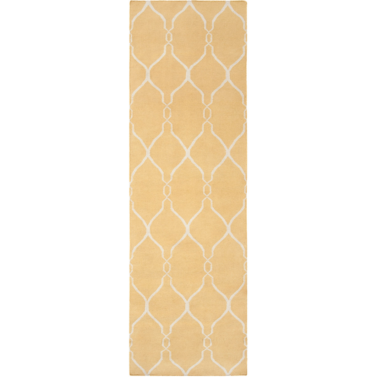 Fallon 96 X 30 inch Wheat, Ivory Rug
