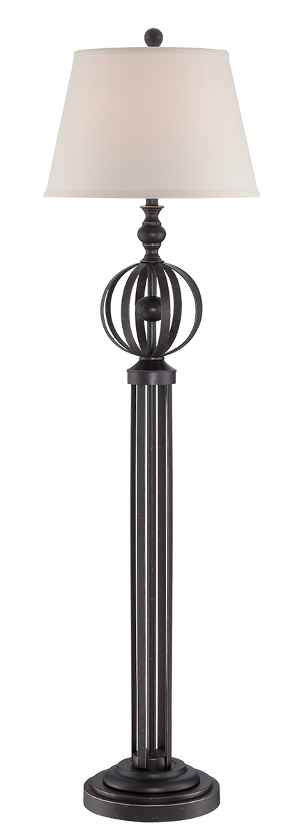 Marquette 63 inch 25.00 watt Dark Bronze Floor Lamp Portable Light