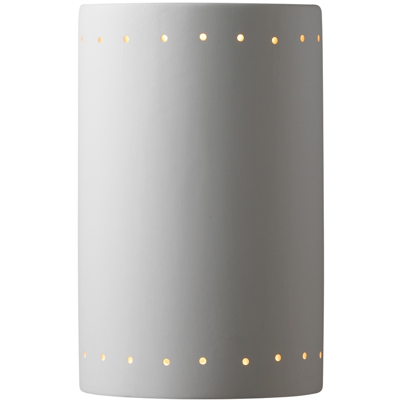 Ambiance Cylinder LED 7.75 inch Gloss Black Wall Sconce Wall Light, Large
