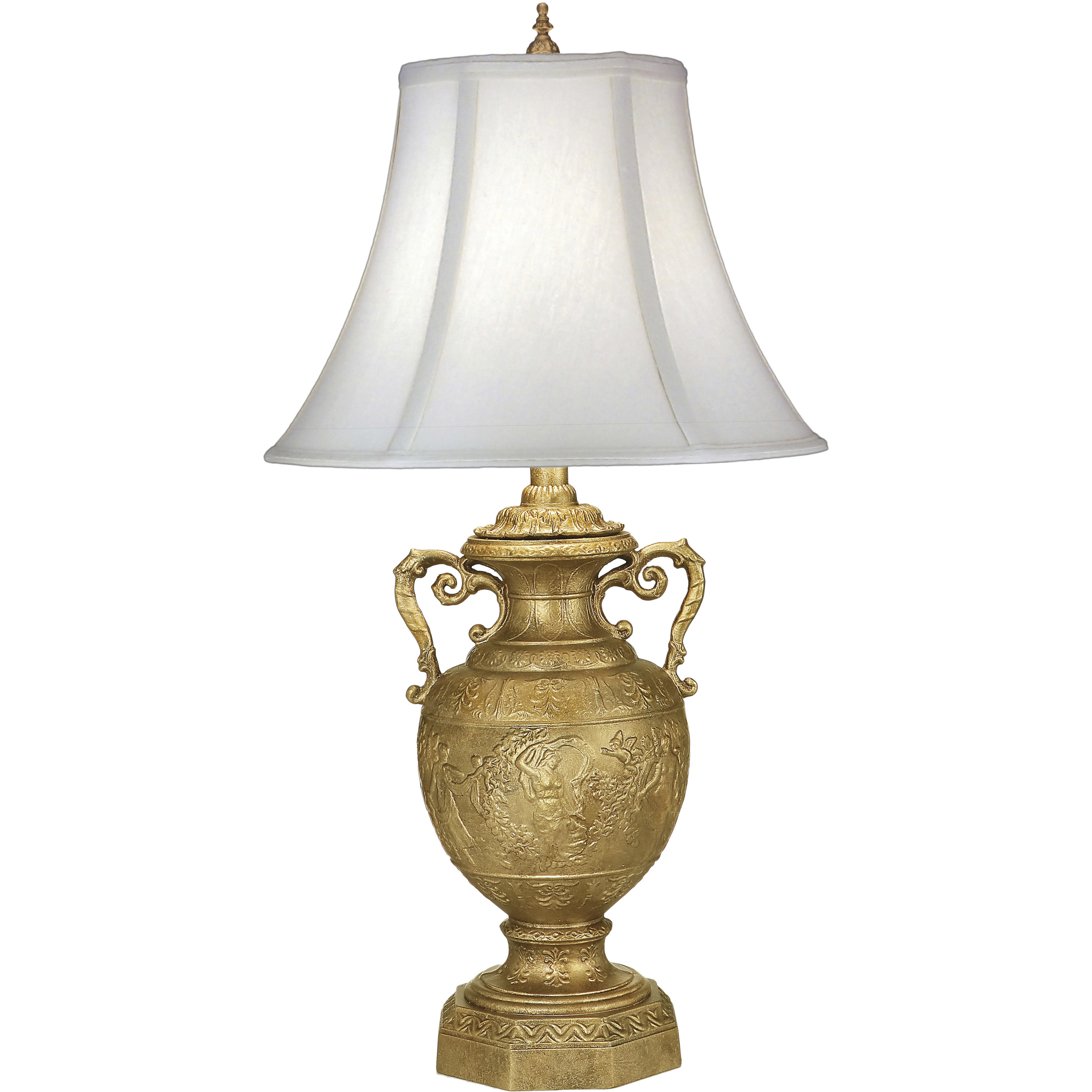Ellie 30 inch Gilded Gold Table Lamp Portable Light
