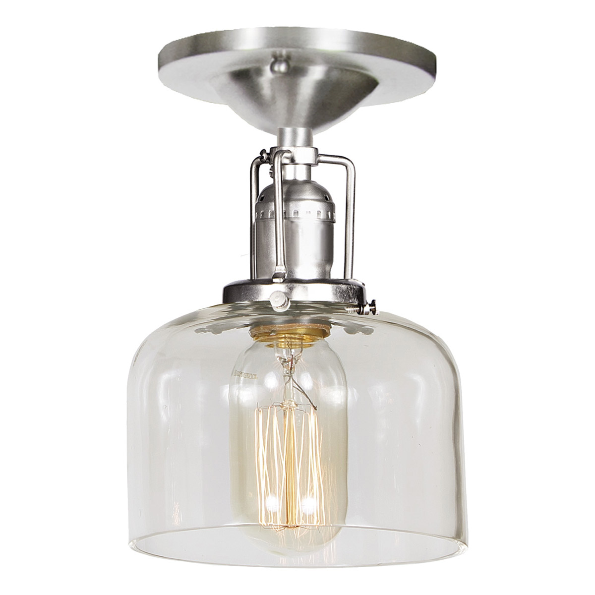 Union Square 1 Light 5 inch Pewter Flush Mount Ceiling Light