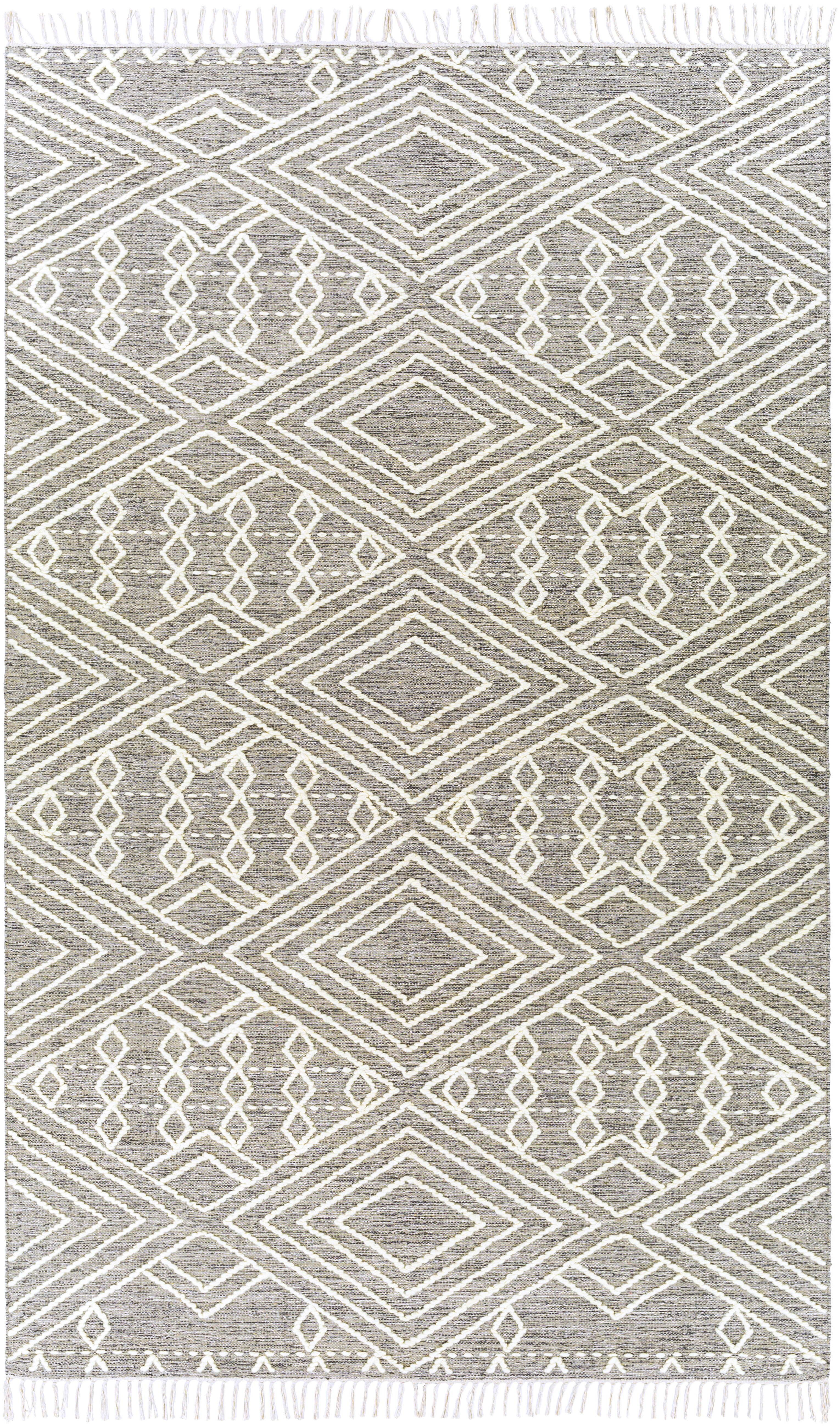 Bedouin 36 X 24 inch Medium Gray Rug in 2 x 3, Rectangle