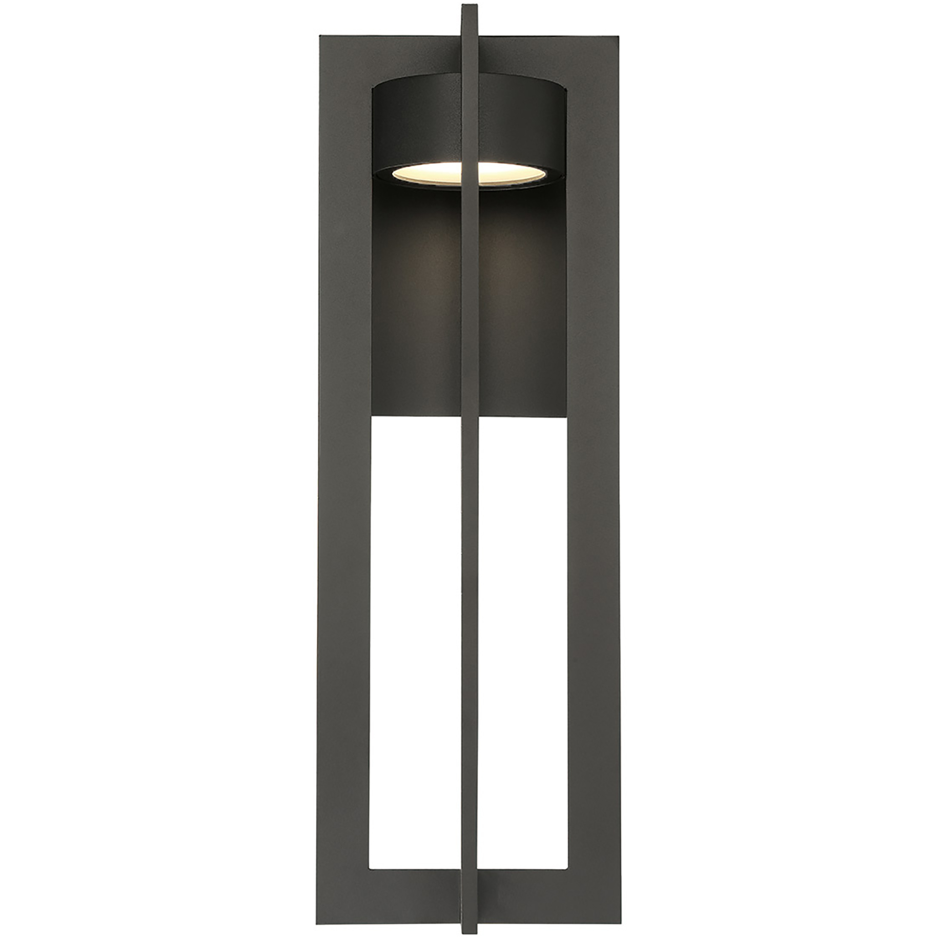 Chamber LED 25 inch Bronze Outdoor Wall Light, dweLED