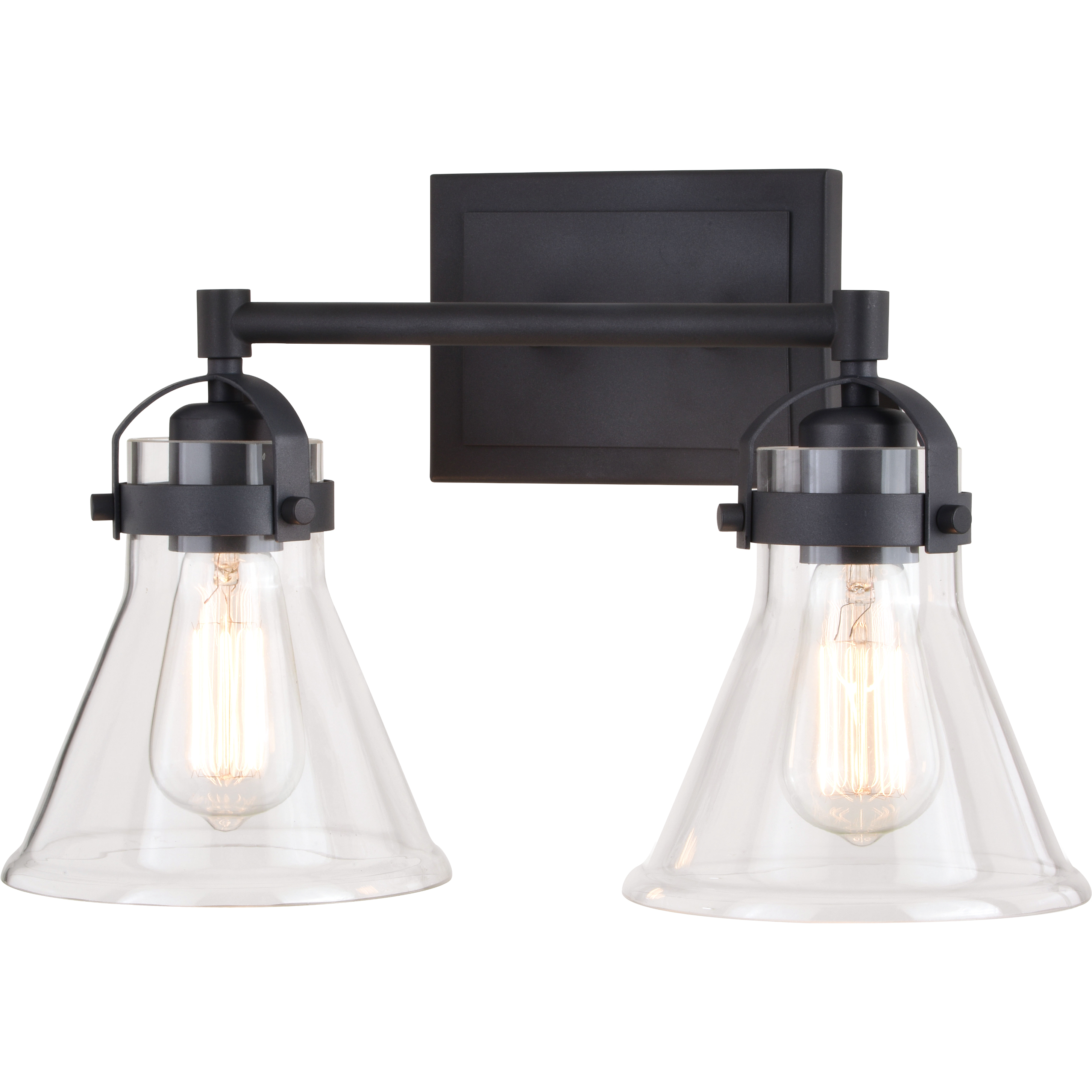 Mason LED 16 inch Charcoal Black Bathroom Light Wall Light in 2