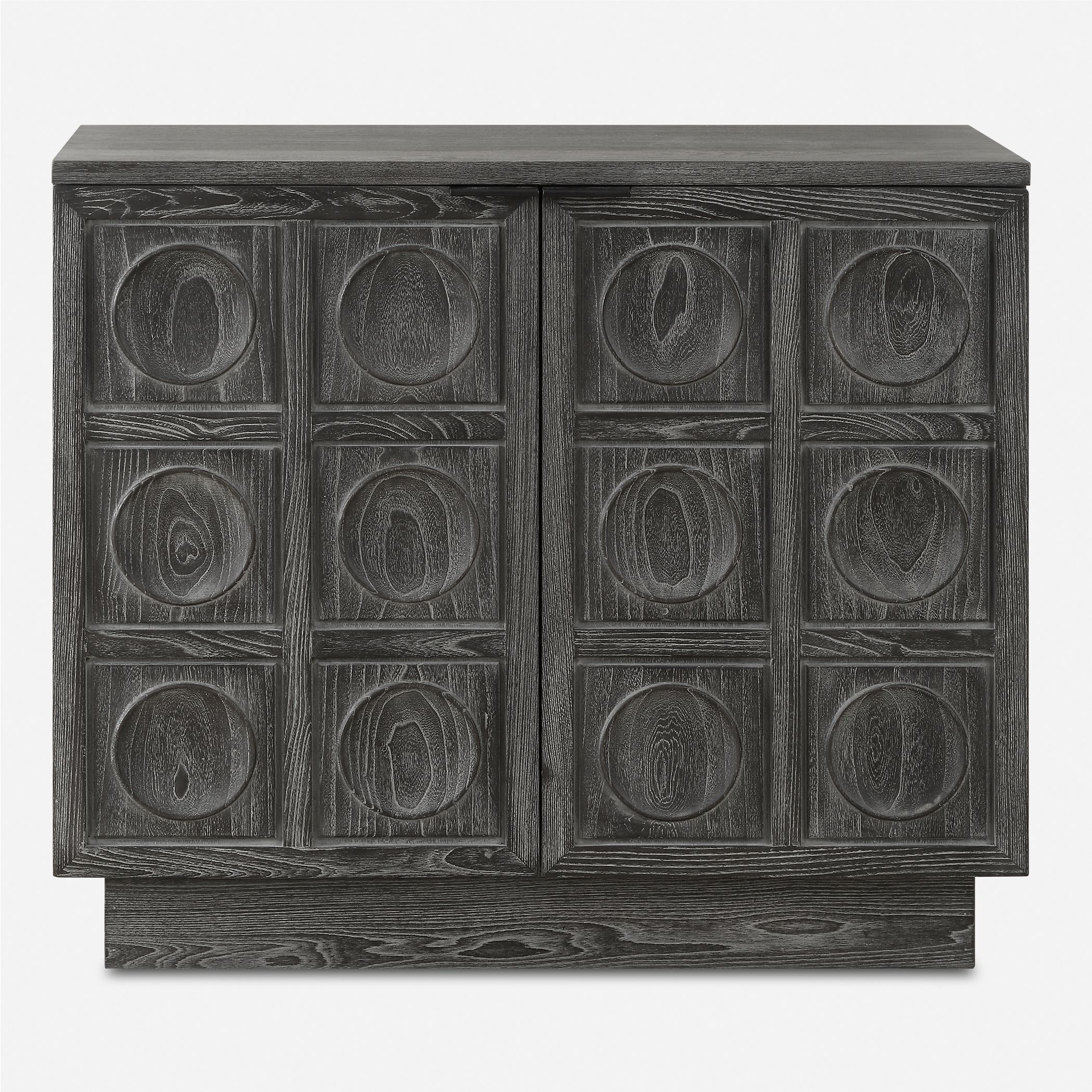 Shelby Ebony Stain 2 Door Cabinet