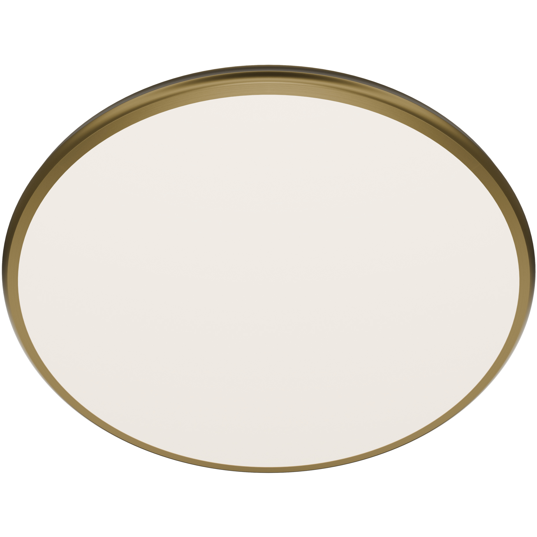 Parthenon LED 22 inch Aged Brass Flush Mount Ceiling Light in 2700K, dweLED