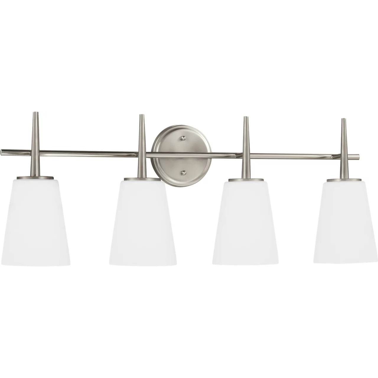 Driscoll 4 Light 30.75 inch Brushed Nickel Bath Vanity Wall Sconce Wall Light