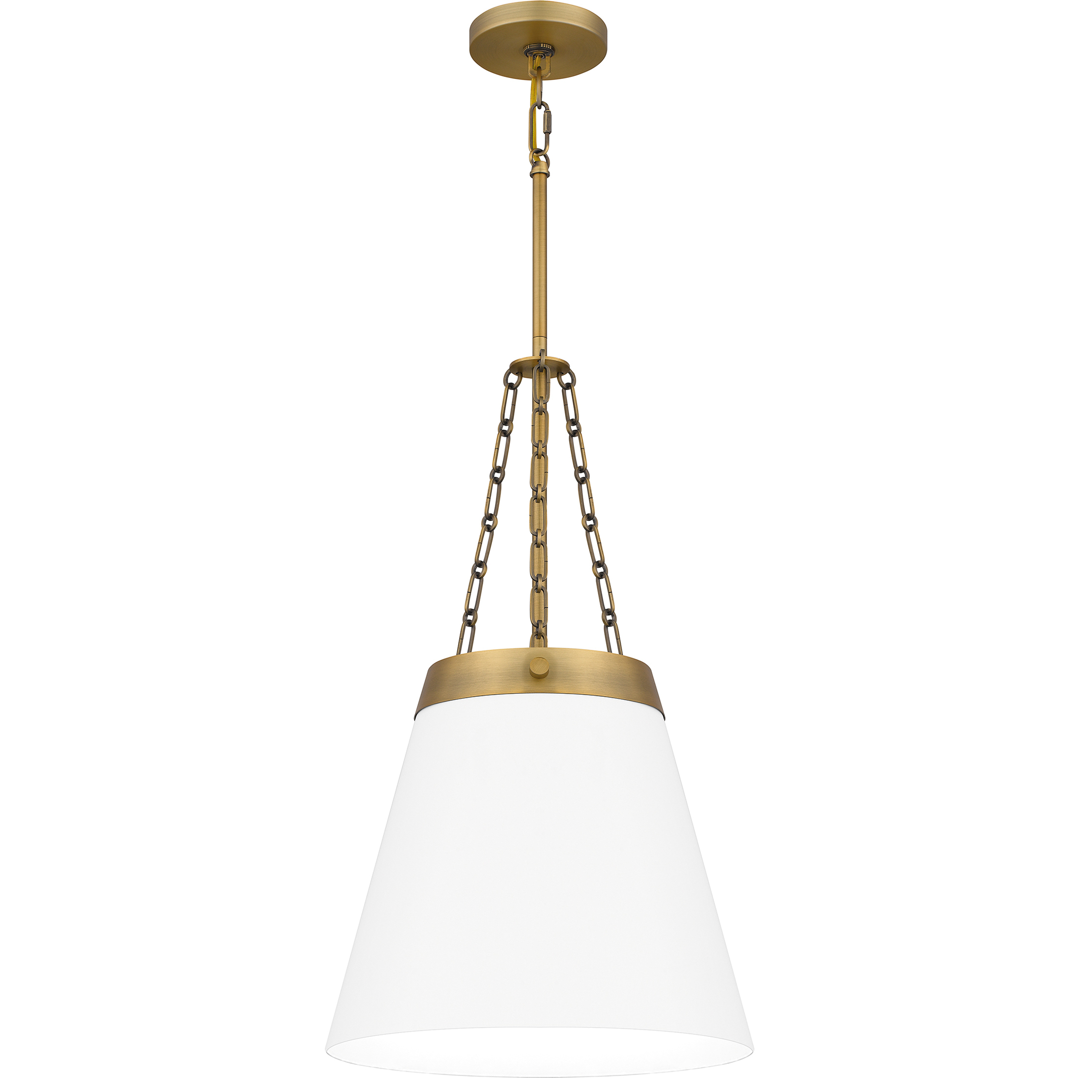 Alwyn 1 Light 13.75 inch Aged Brass Mini Pendant Ceiling Light