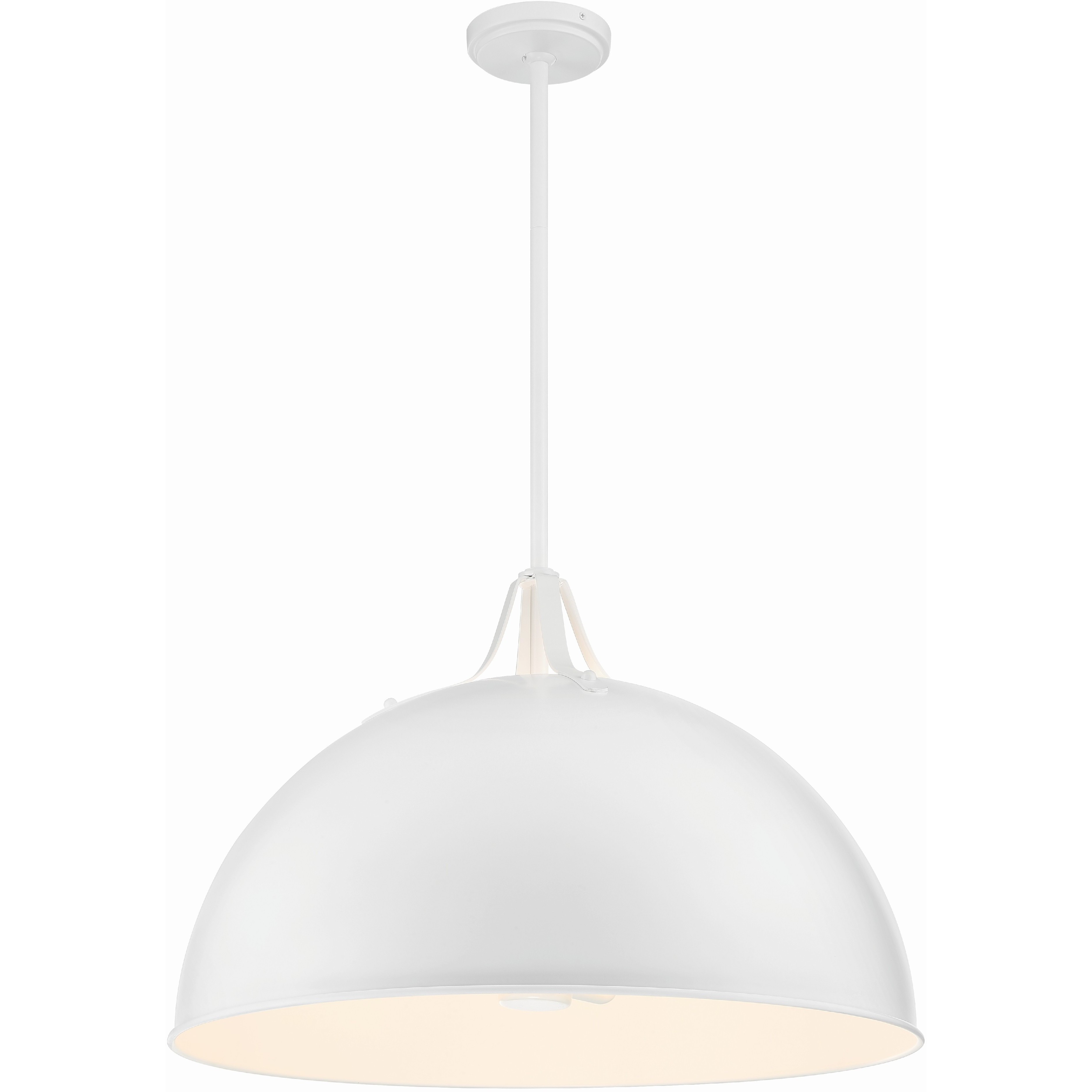 Soto 3 Light 23.5 inch White Pendant Ceiling Light