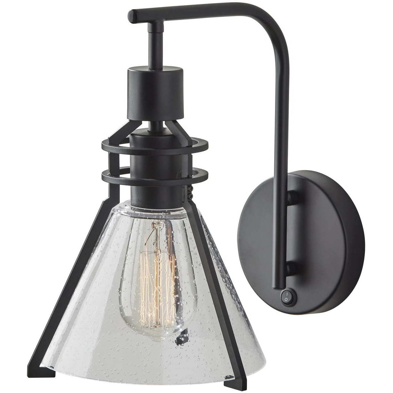 Beckett 1 Light 7.25 inch Black Wall Lamp Wall Light