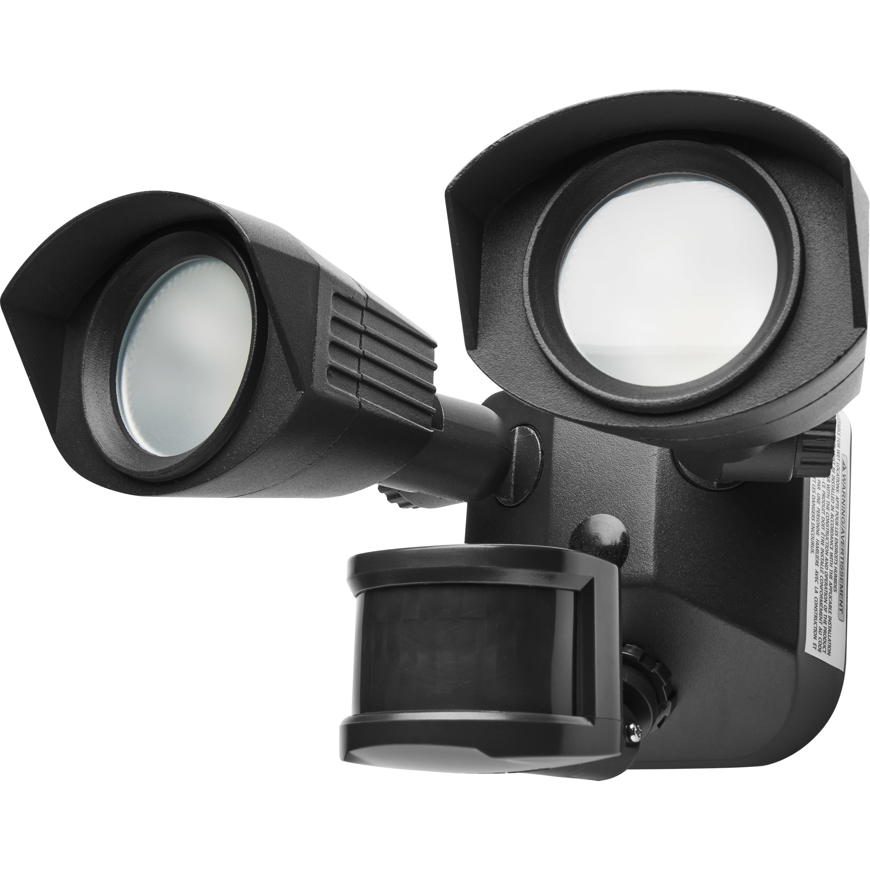 Brentwood LED 4 inch Black Outdoor Security Light