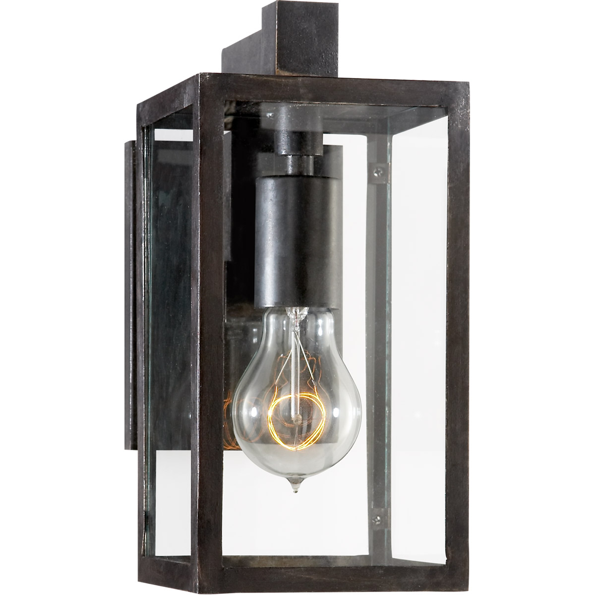 Chapman & Myers Fresno 1 Light 10.5 inch Aged Iron Outdoor Sconce