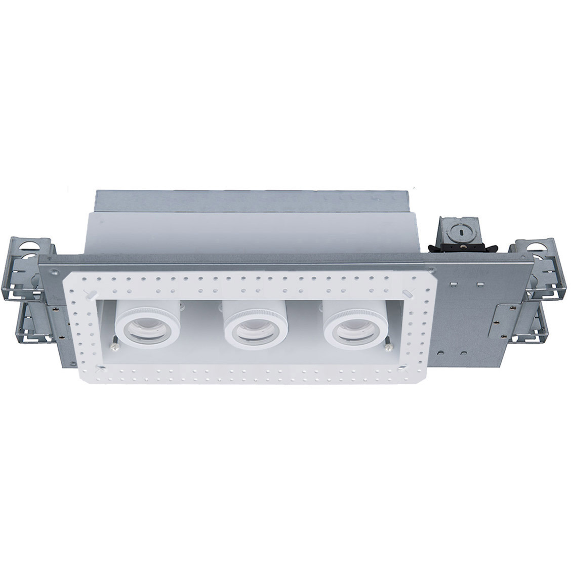 Silo Multiples LED White White Multiple Recessed Trim in 3000K, White/White