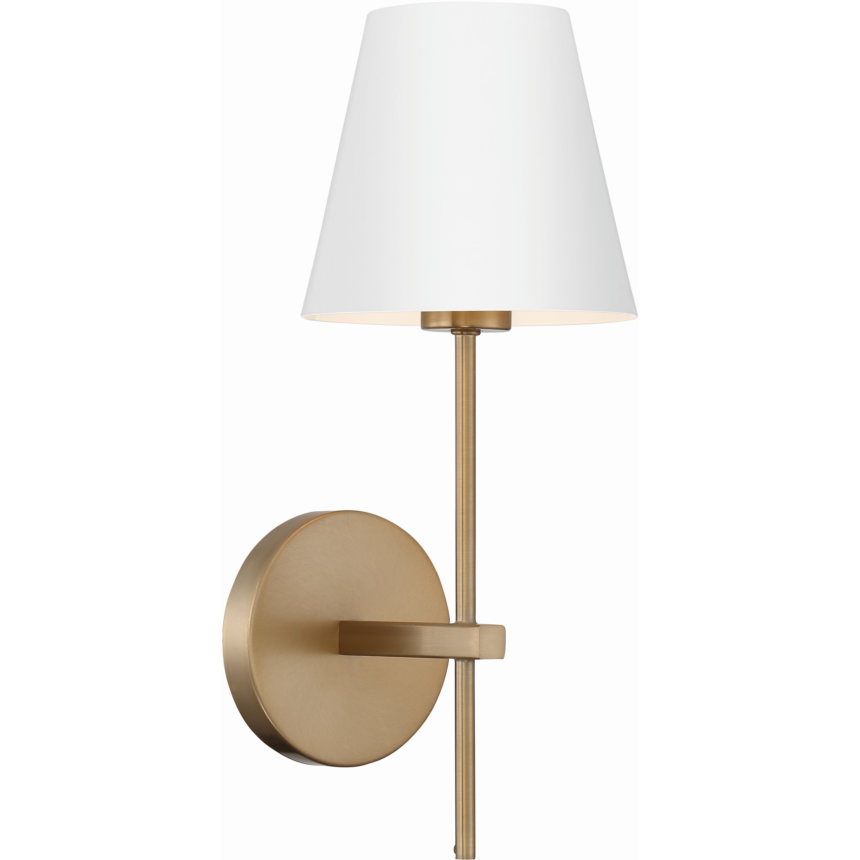 Xavier Bath Sconce Wall Light in Vibrant Gold
