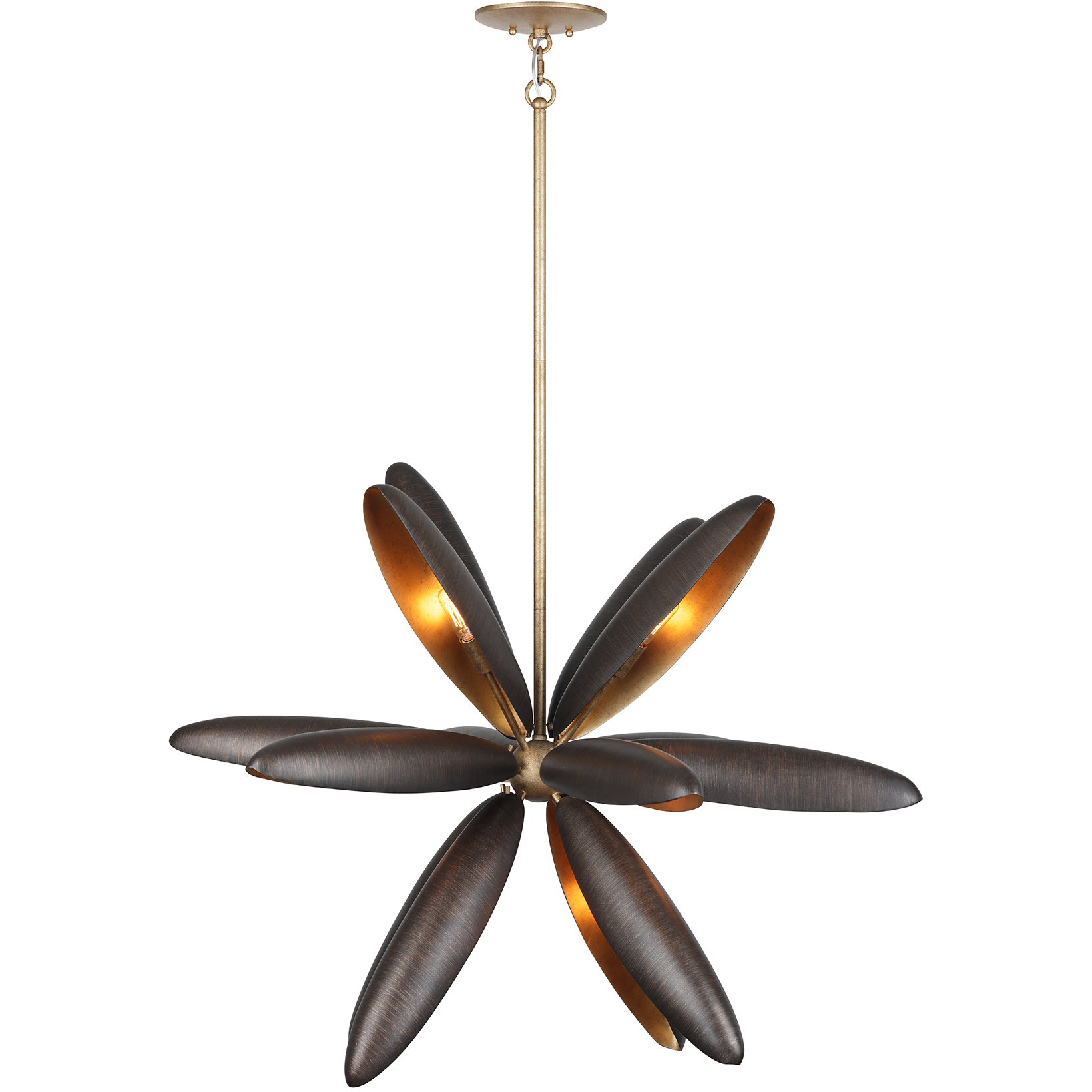 Estrella Del Mar 14 Light 36 inch Centura with Burnished Gold Chandelier Ceiling Light