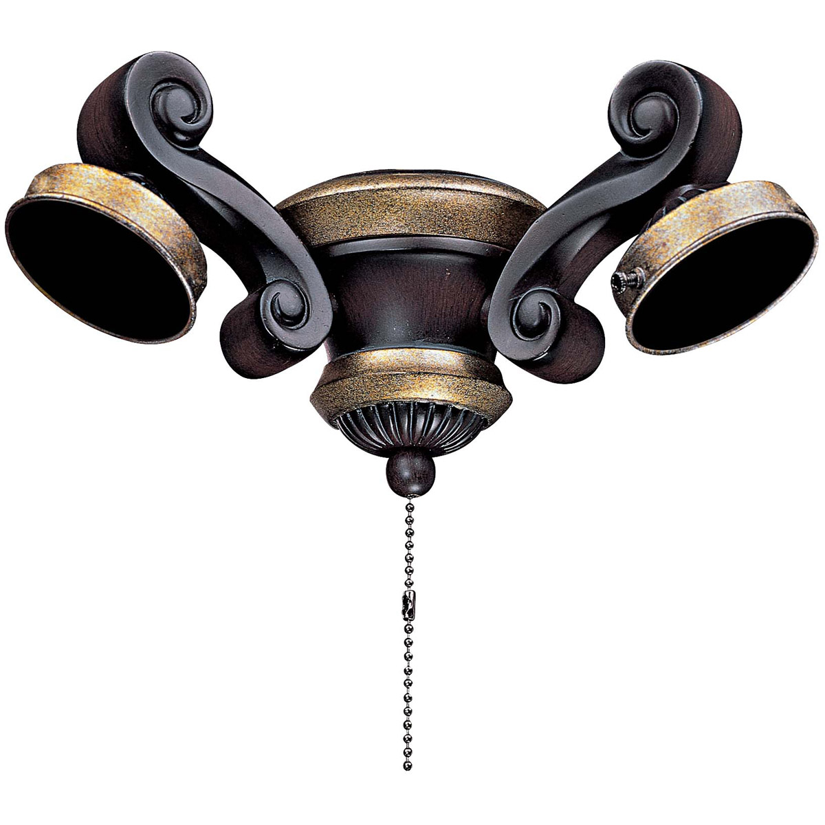 Universal 3 Light Golden Walnut Universal Fan Fitter