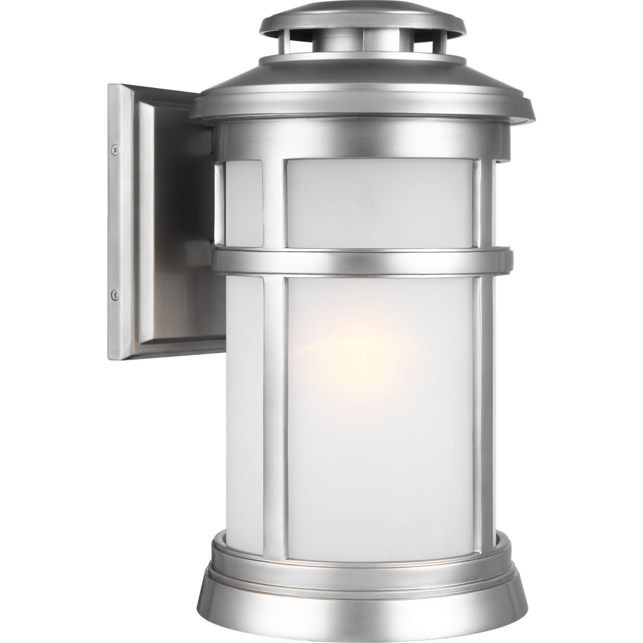 Sean Lavin Newport 1 Light 15.88 inch Painted Brushed Steel Outdoor Wall Lantern