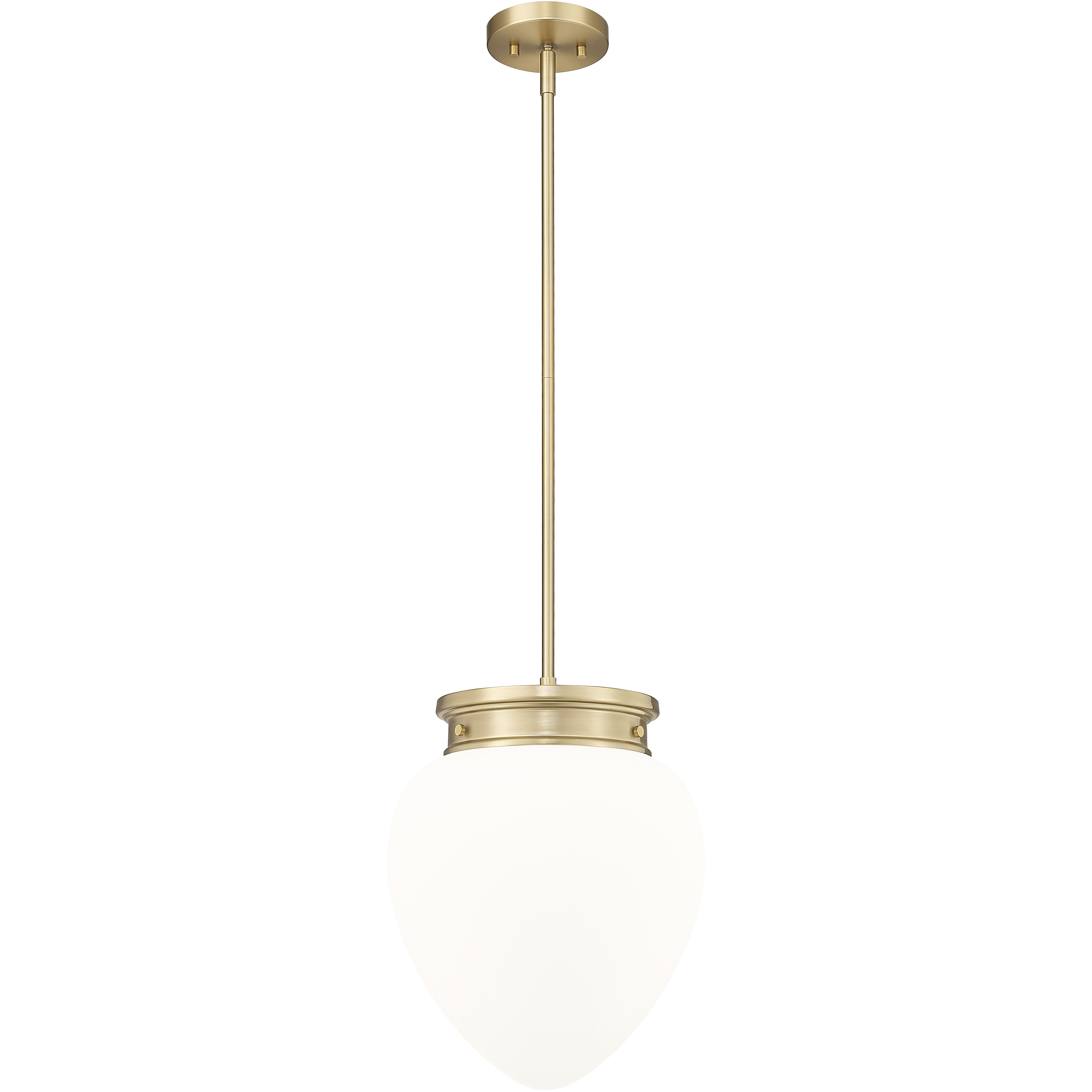 Gideon 1 Light 12.5 inch Modern Gold Pendant Ceiling Light